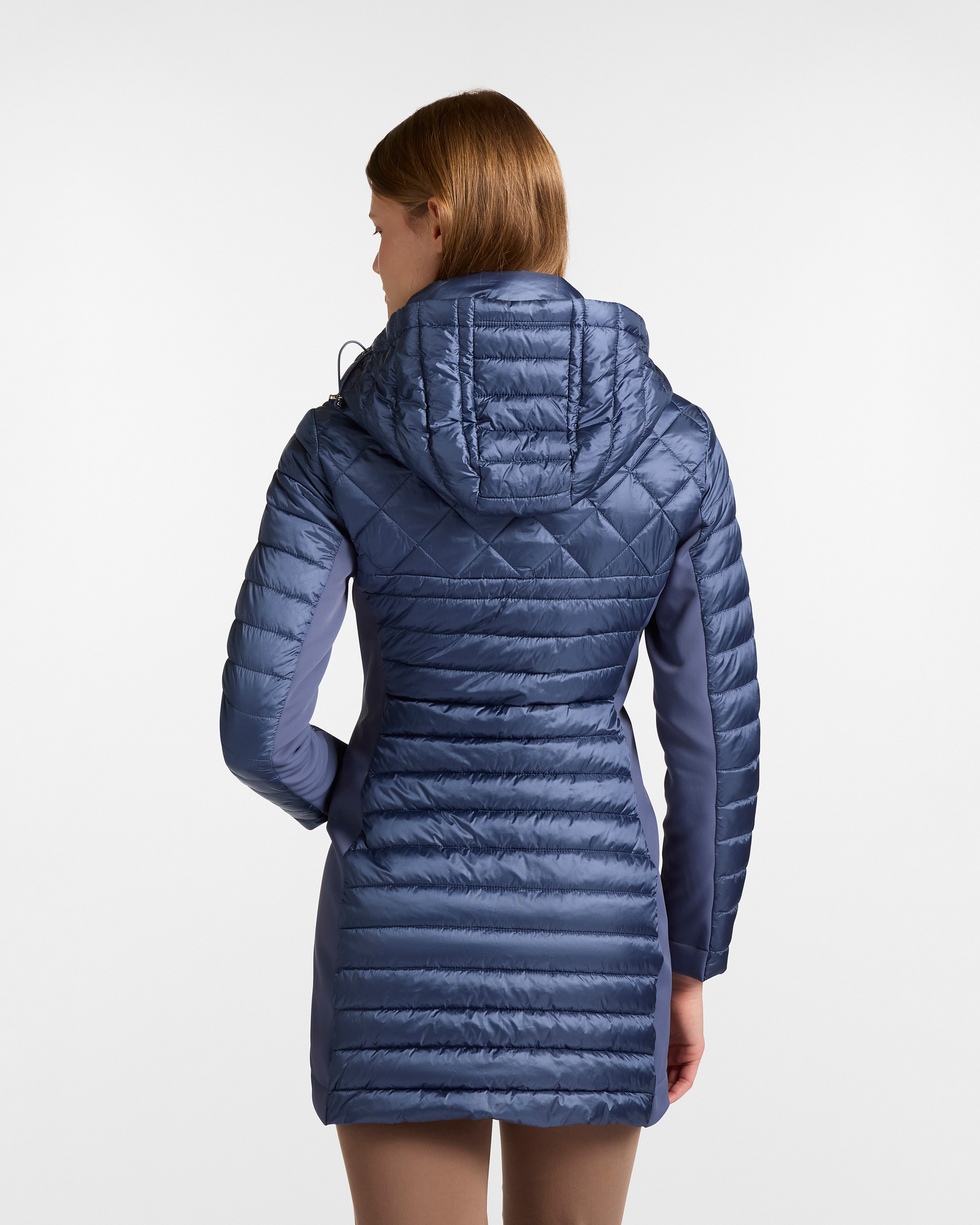 Hooded Down Jacket, Dark Lavander, large image number 1