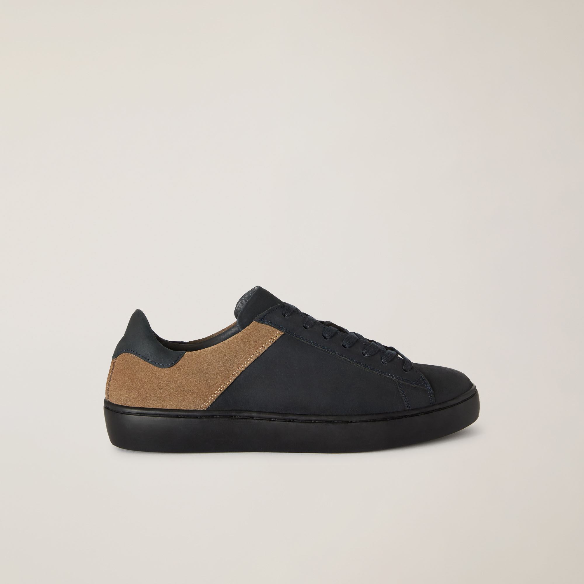 Sneakers Bicolor In Pelle, Light Blue, large image number 0