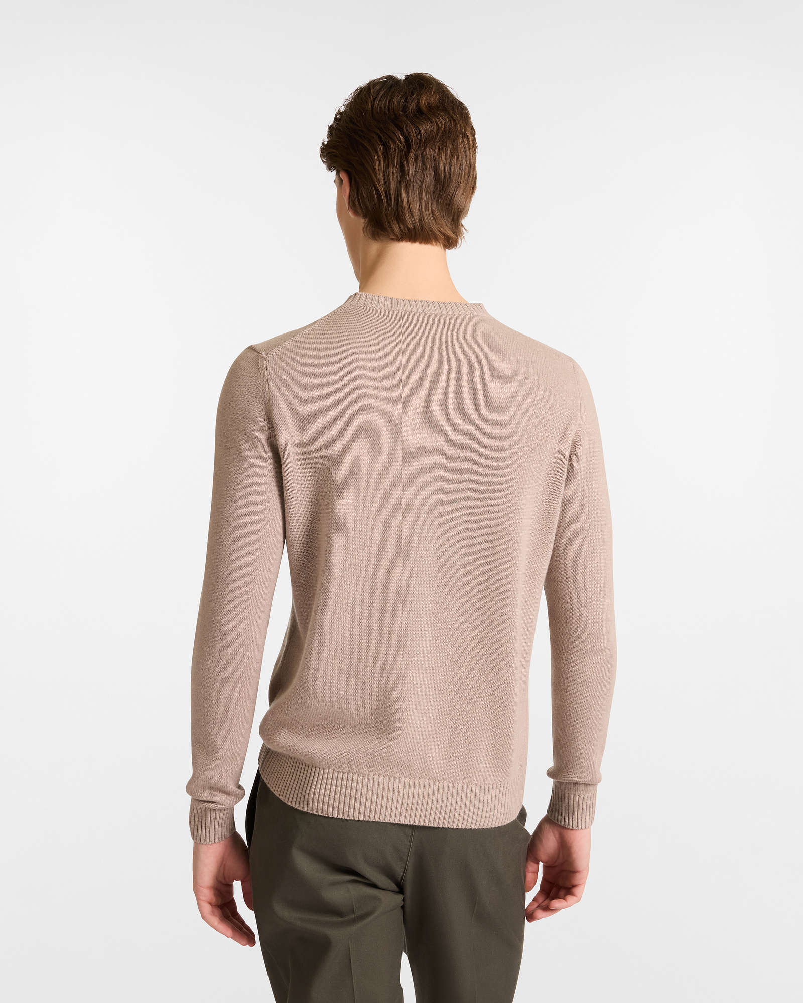Garment-Dyed Sweater with Dachshund