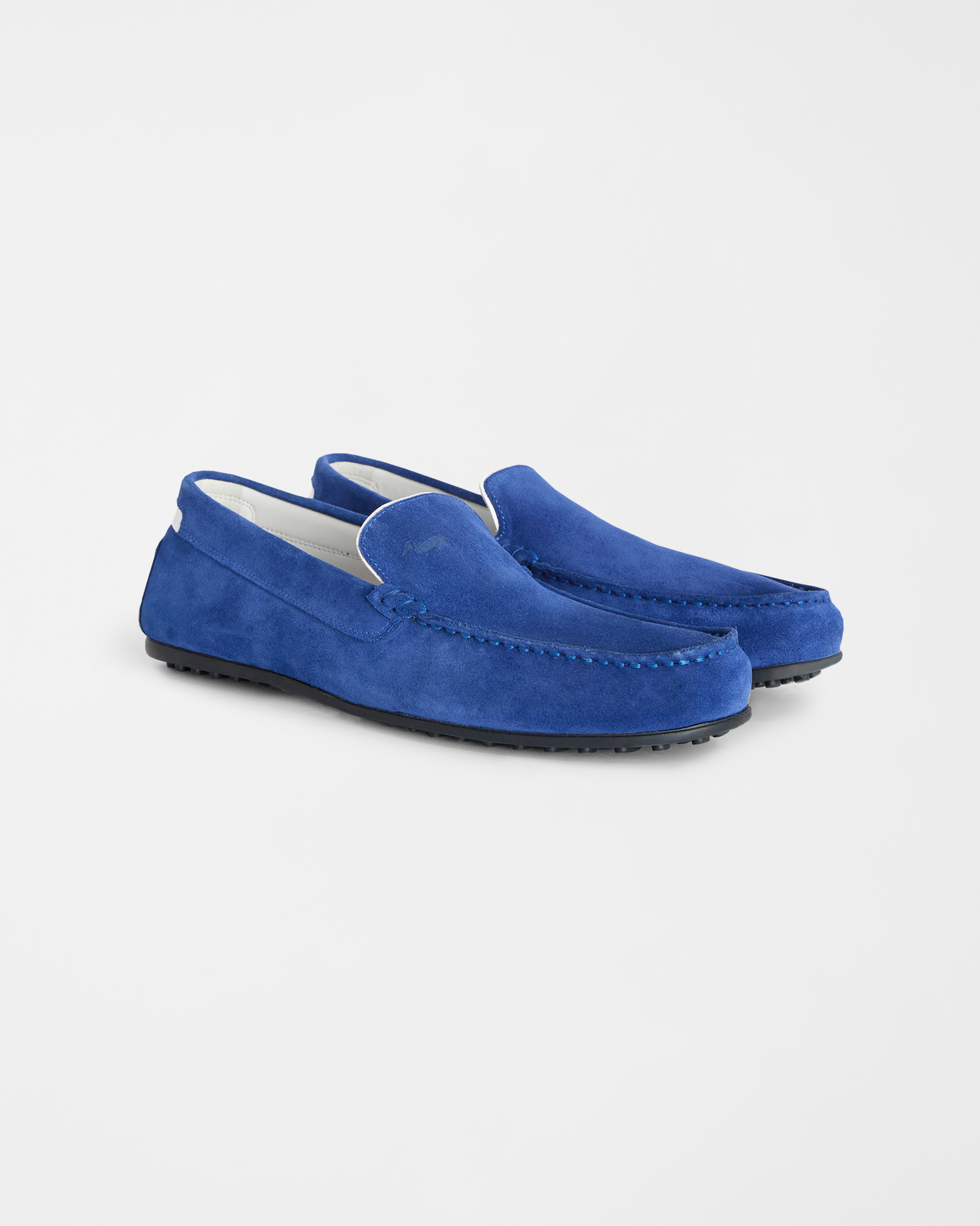 Suede loafer, Blue, large image number 1