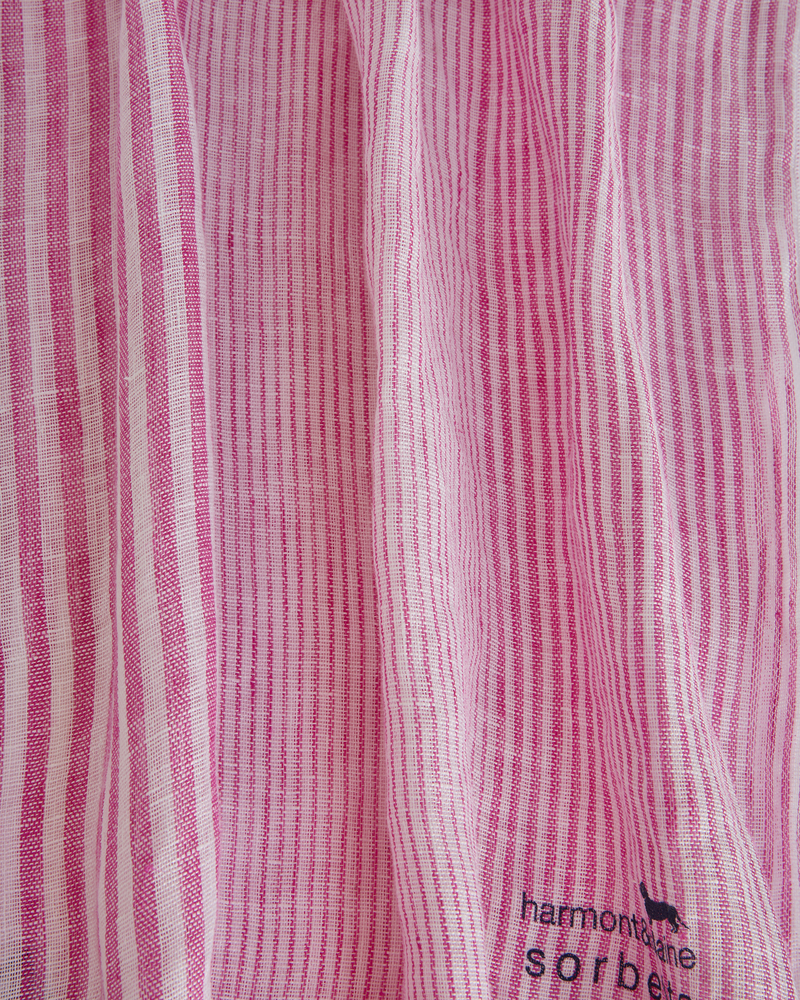 Sorbet capsule pure linen scarf, Red, large image number 1