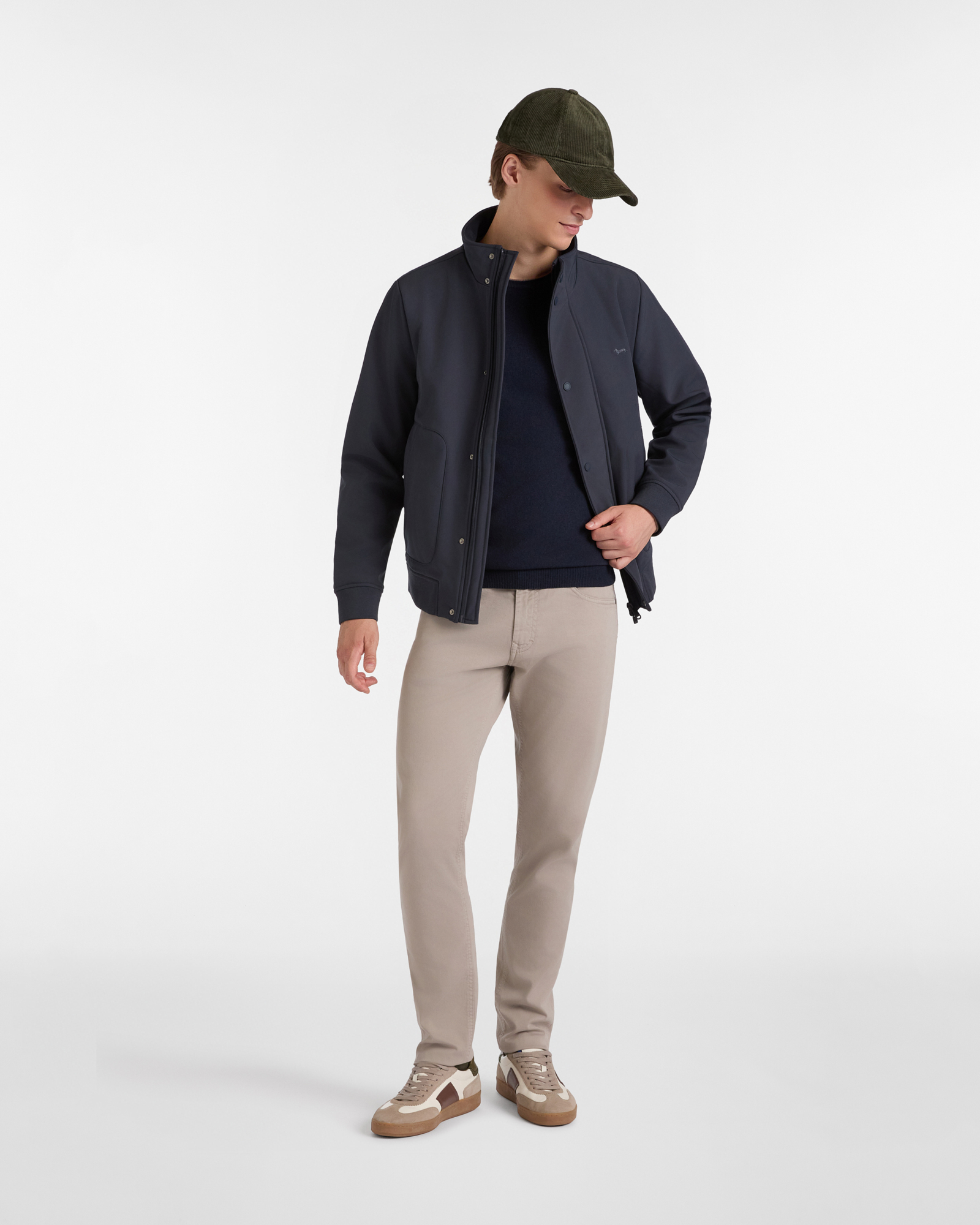 Softshell Jacket, Navy Blue, large image number 3