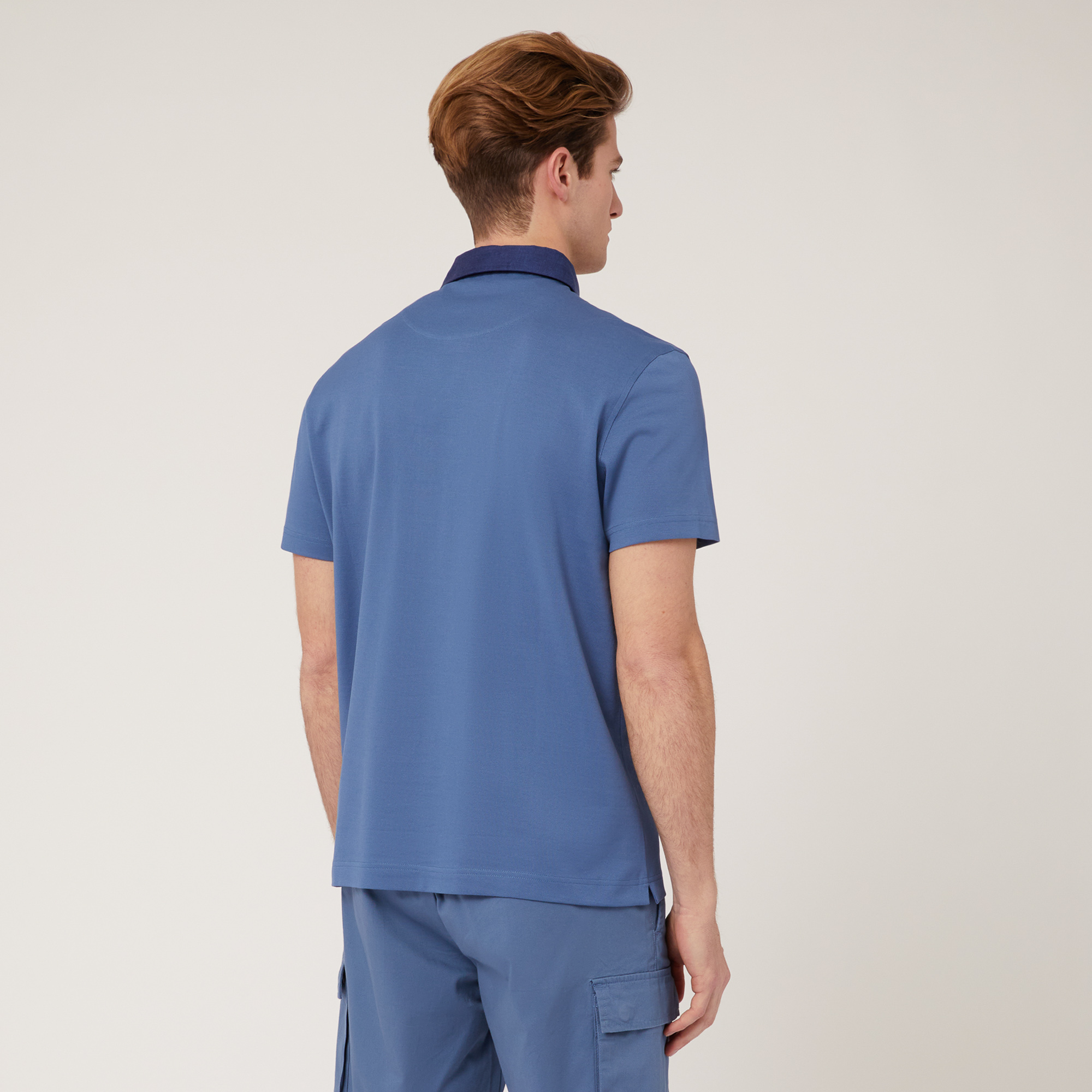 Poloshirt mit Brusttasche, Blau, large image number 1