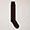 Long Socks With Dachshund Motif All Over, Brown, swatch