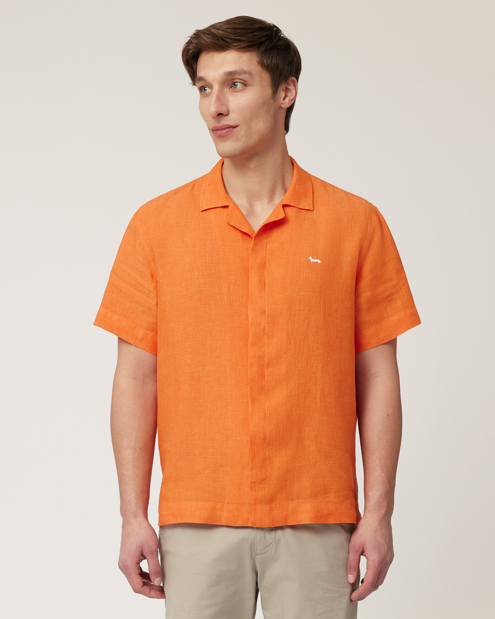 Camicia Bowling In Lino