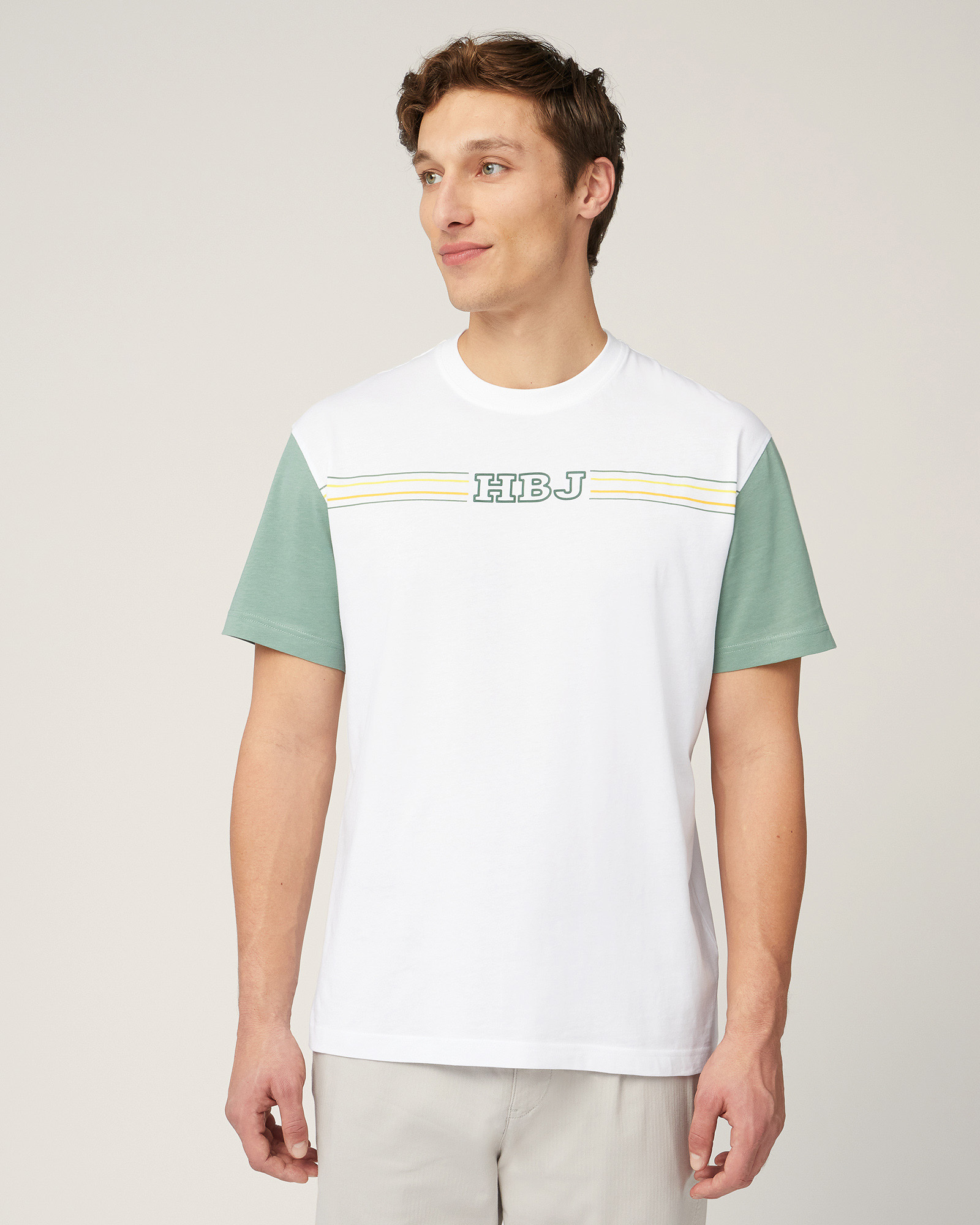T-Shirt Con Contrasti