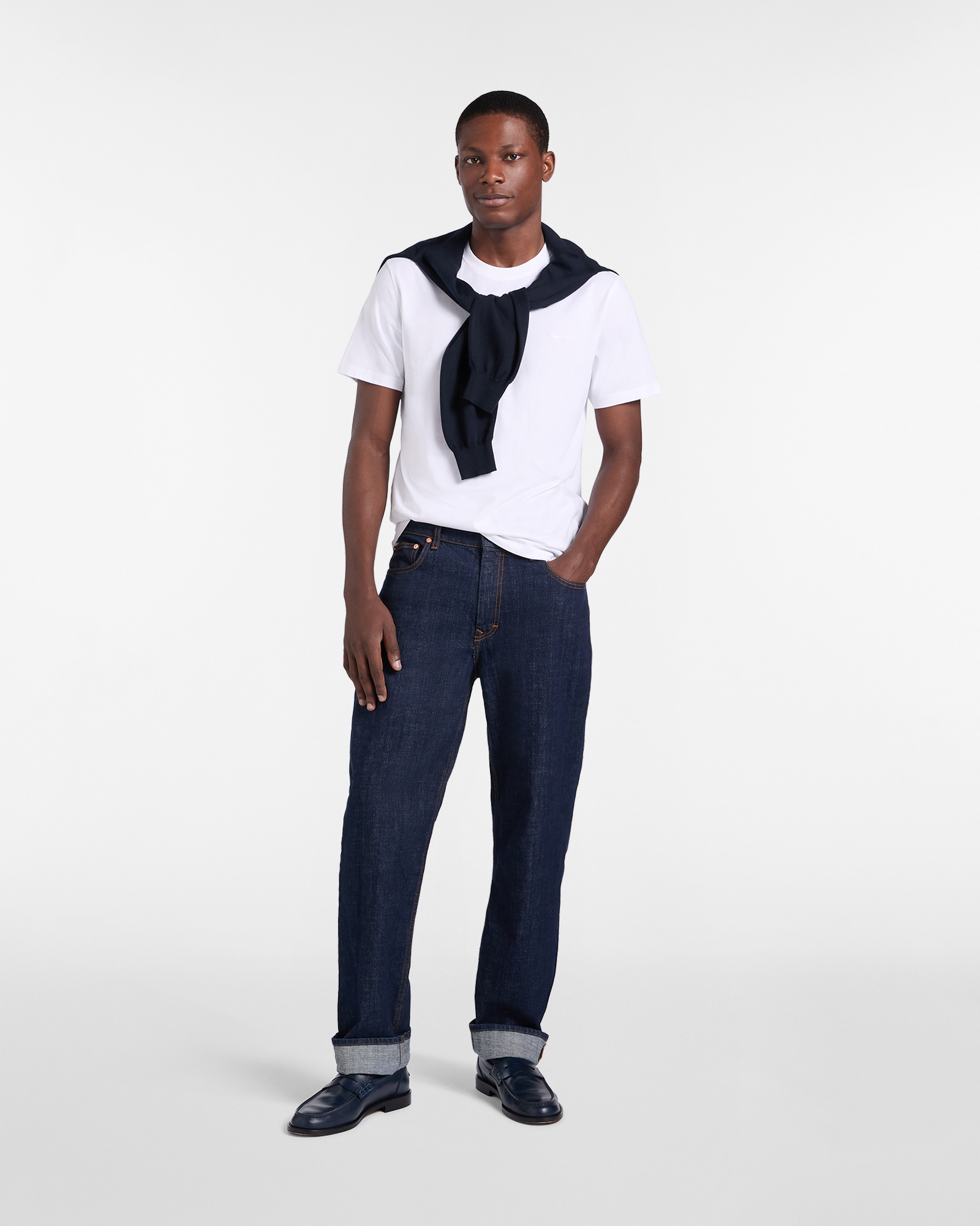 Camiseta de hombre de algod&oacute;n con perro salchicha en 3D, Blanco, large image number 3