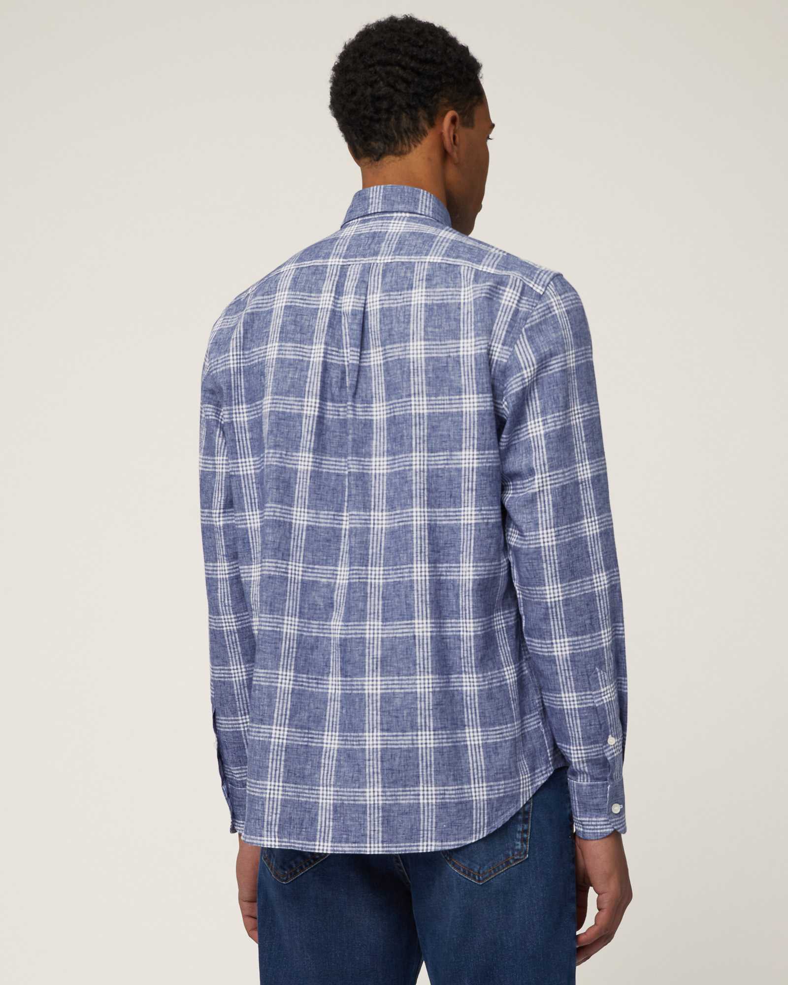 Karohemd im Regular Fit, Marineblau, large image number 1