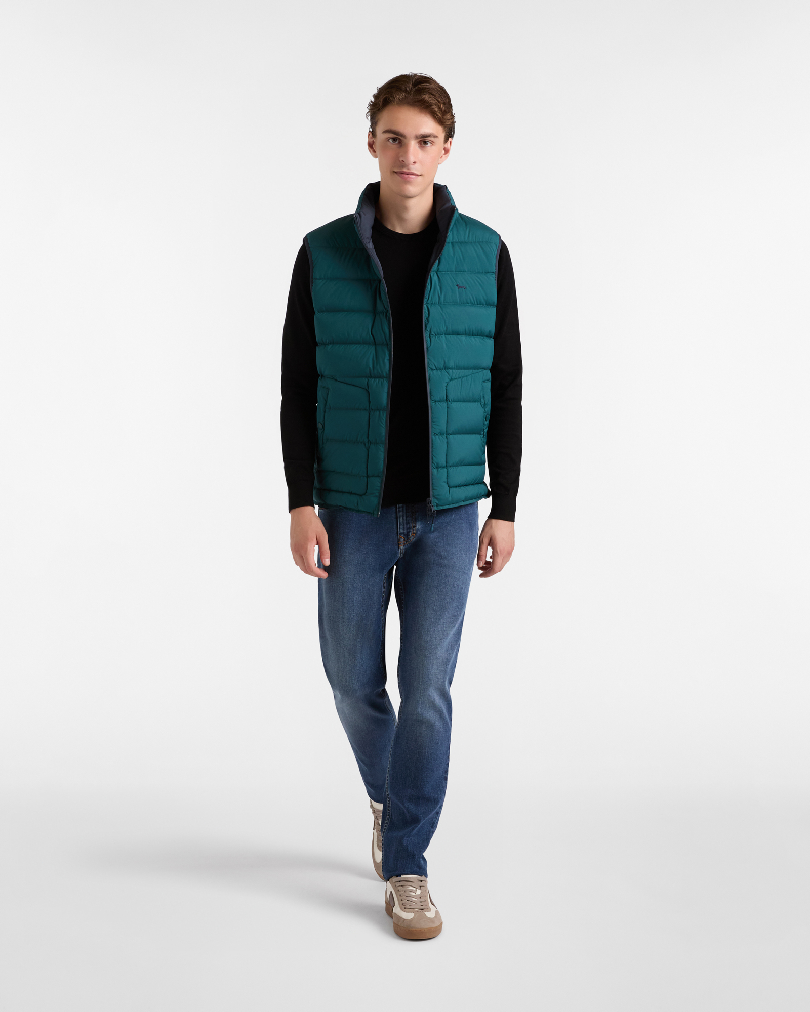 Reversible Padded Vest, Bluette, large image number 3