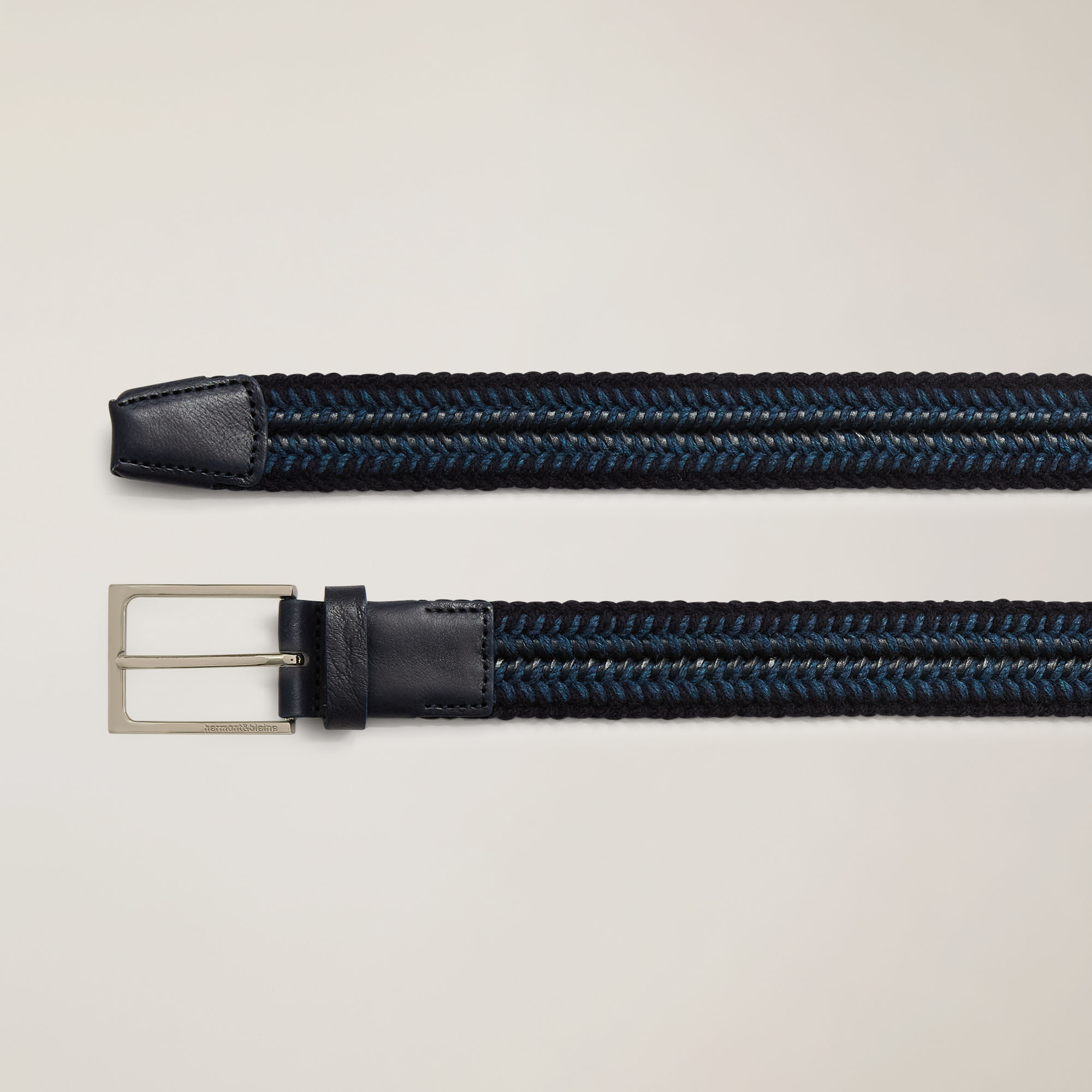Men'S Belt 3.5 Cm, Blue, large image number 1