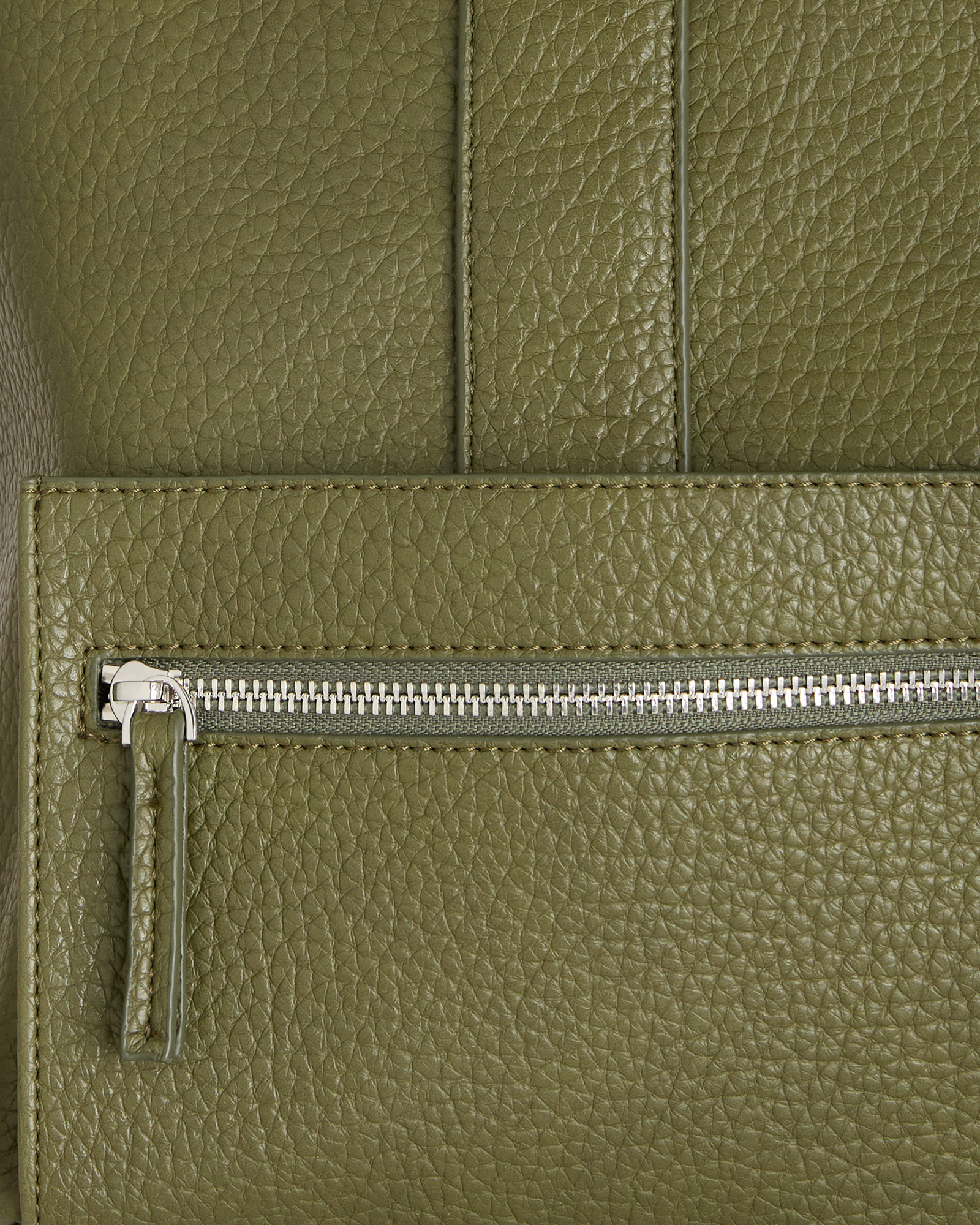 Faux leather weekender bag, Beige, large image number 2