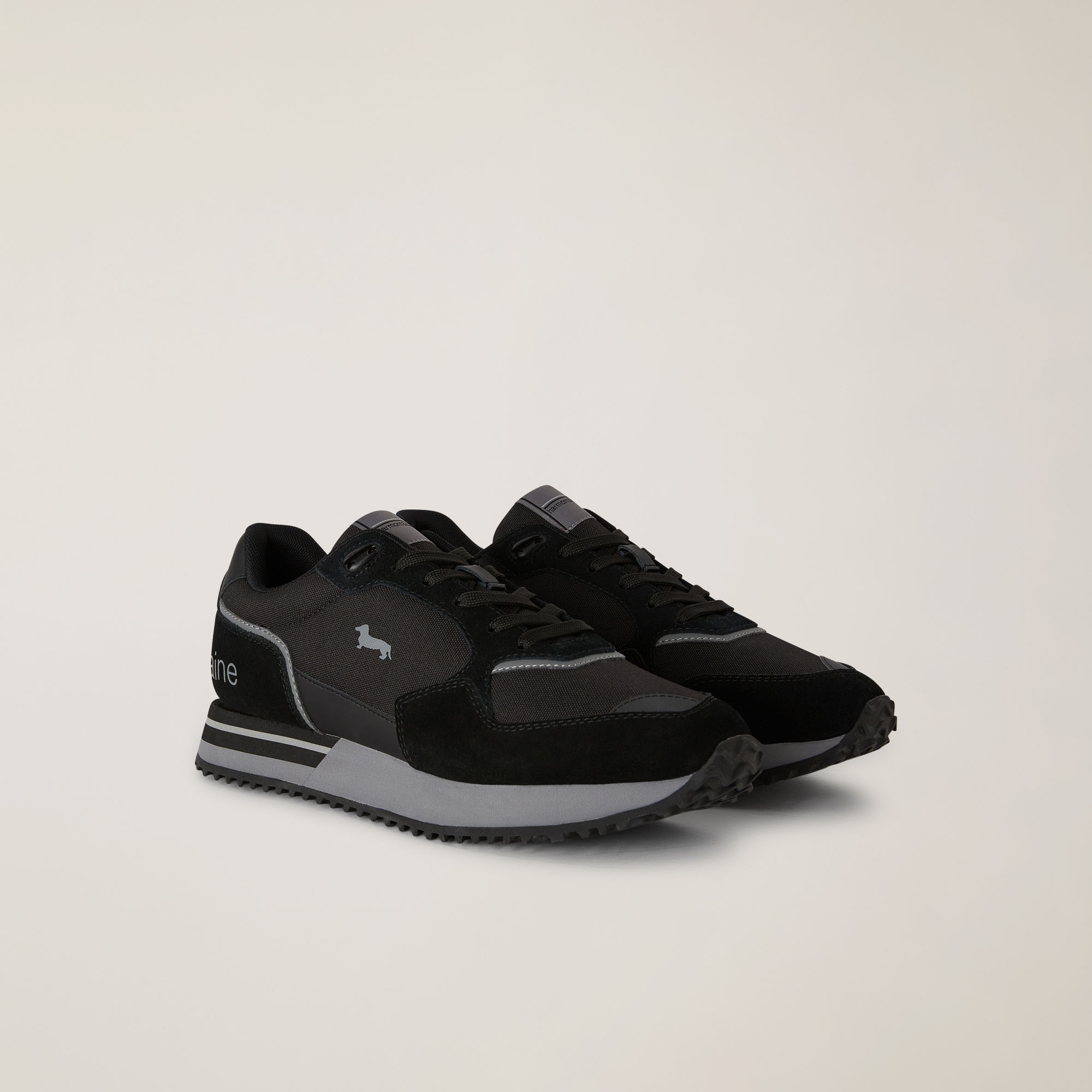 Sneaker Con Inserti A Contrasto, Nero, large image number 1
