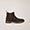 Stivaletto Chelsea In Pelle Scamosciata, Marrone Scuro, swatch