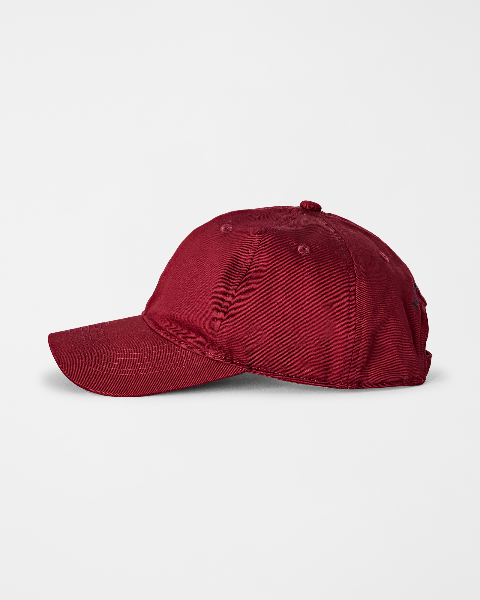 Cotton baseball cap with contrast embroidery, RED, large image number 3