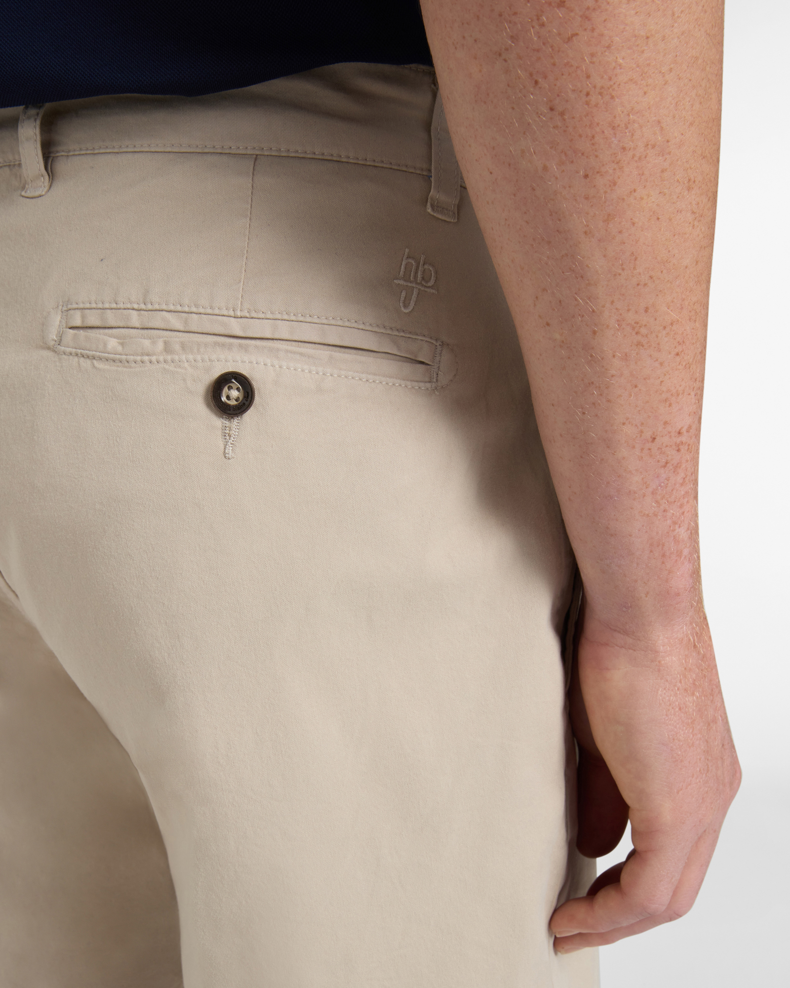 Bermuda Uomo Chino Narrow Fit, Beige, large image number 2