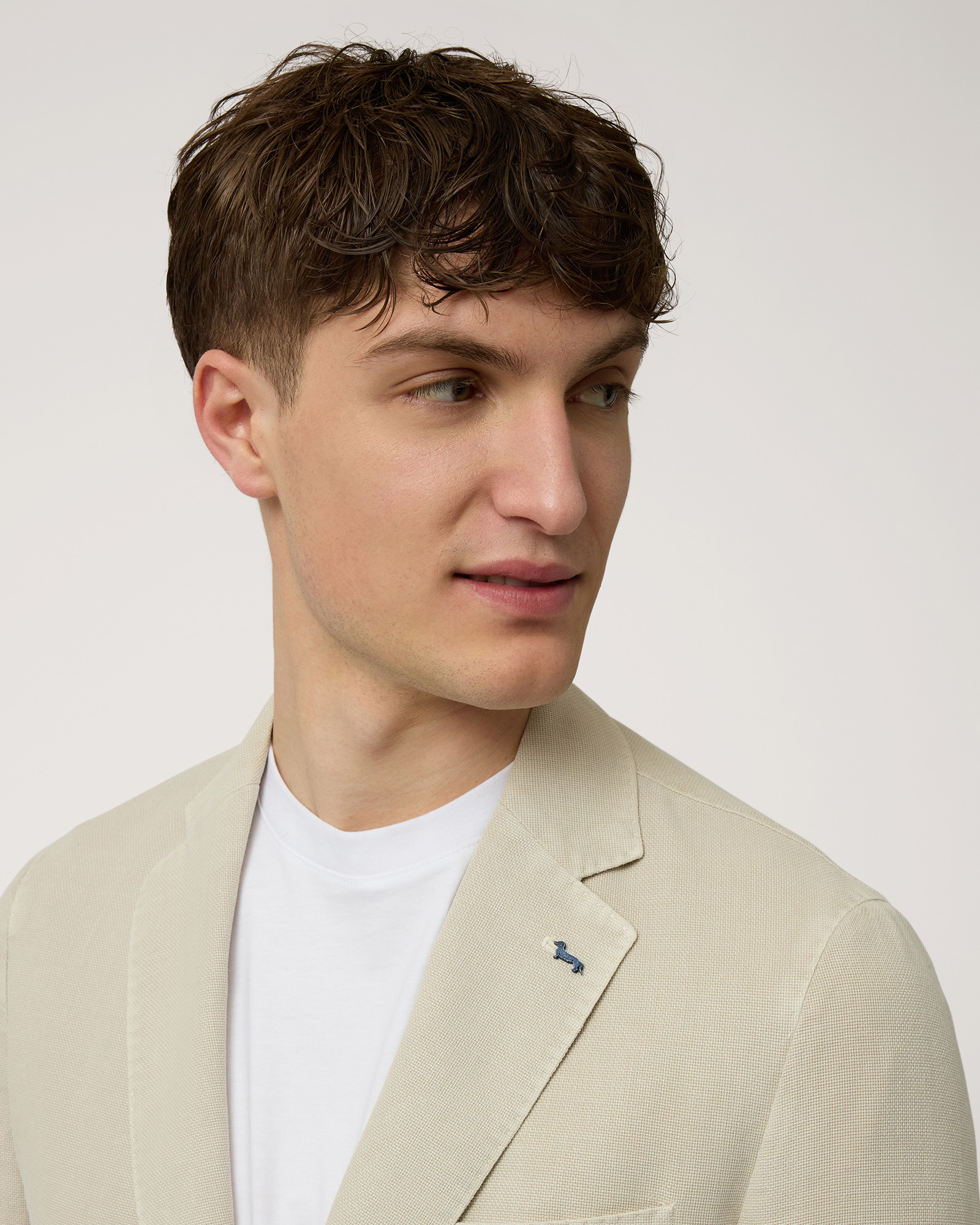 Cotton-Blend Jacket, Beige, large image number 2