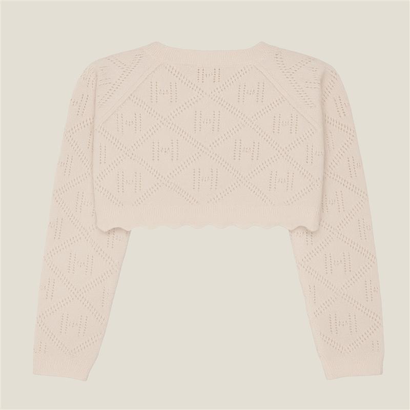 Openwork bolero