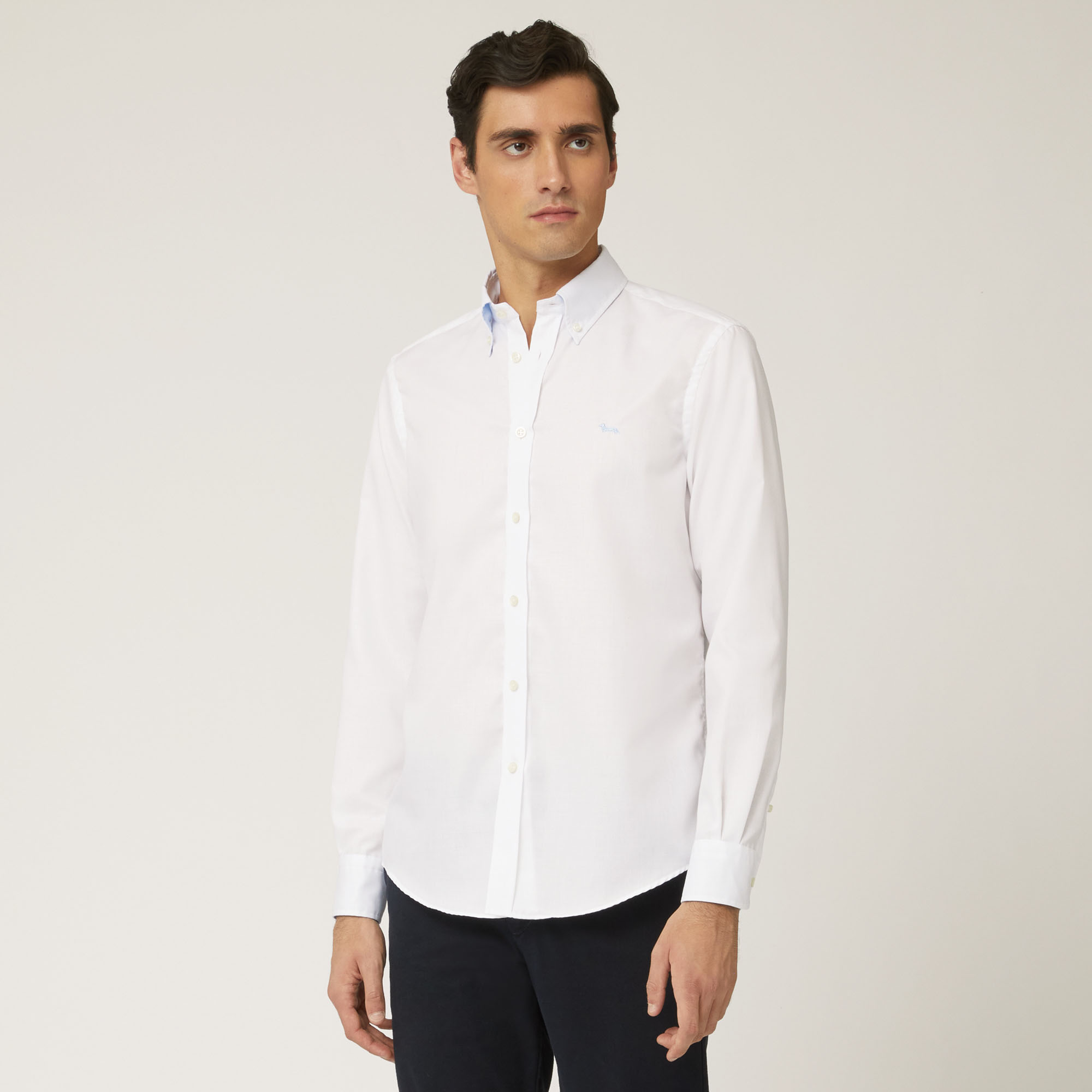 Shirt With Contrasting Inner Detail, White, large image number 0