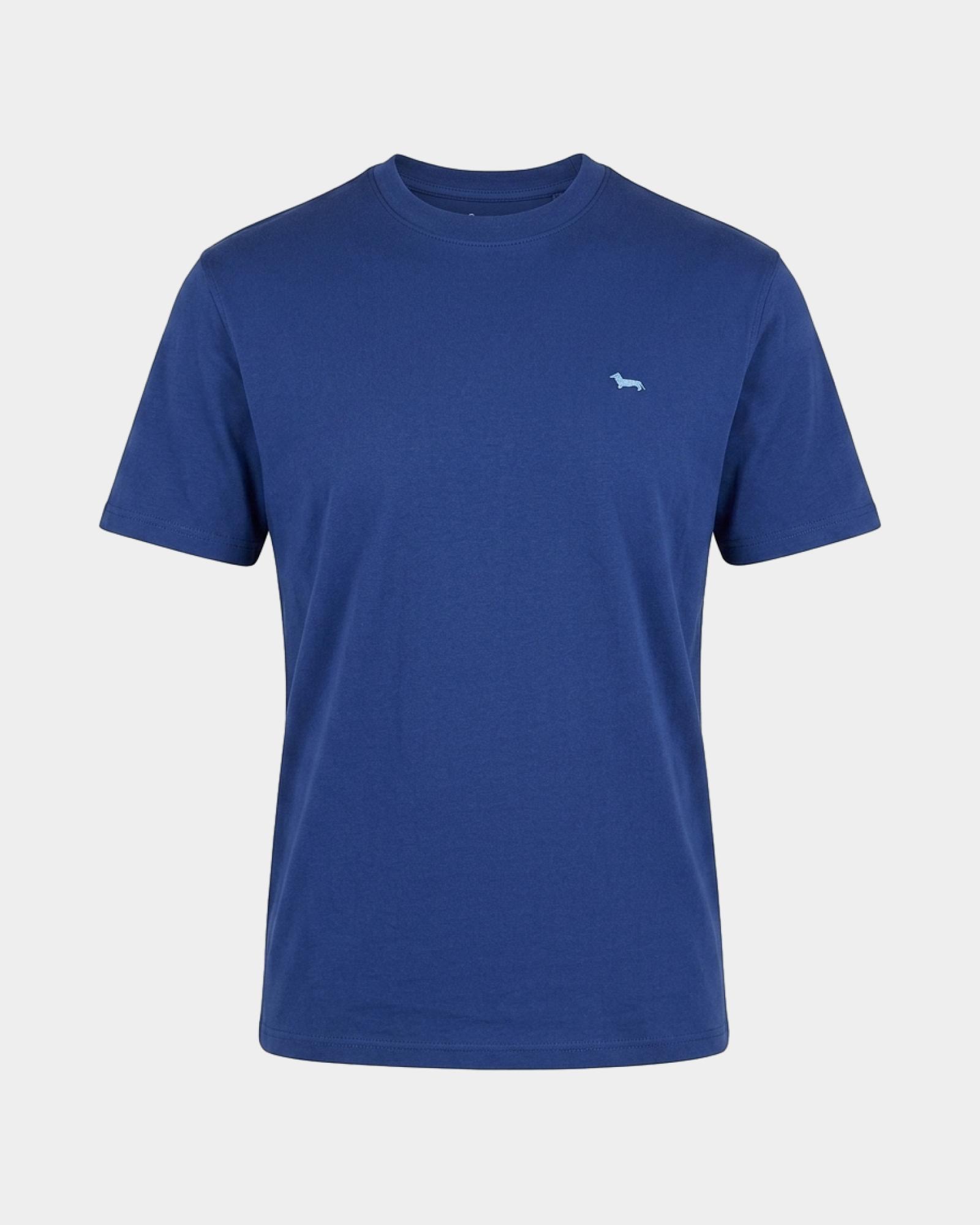 Camiseta de hombre en 100 % puro algod&oacute;n corte regular, AZUL DEPORTIVO, large