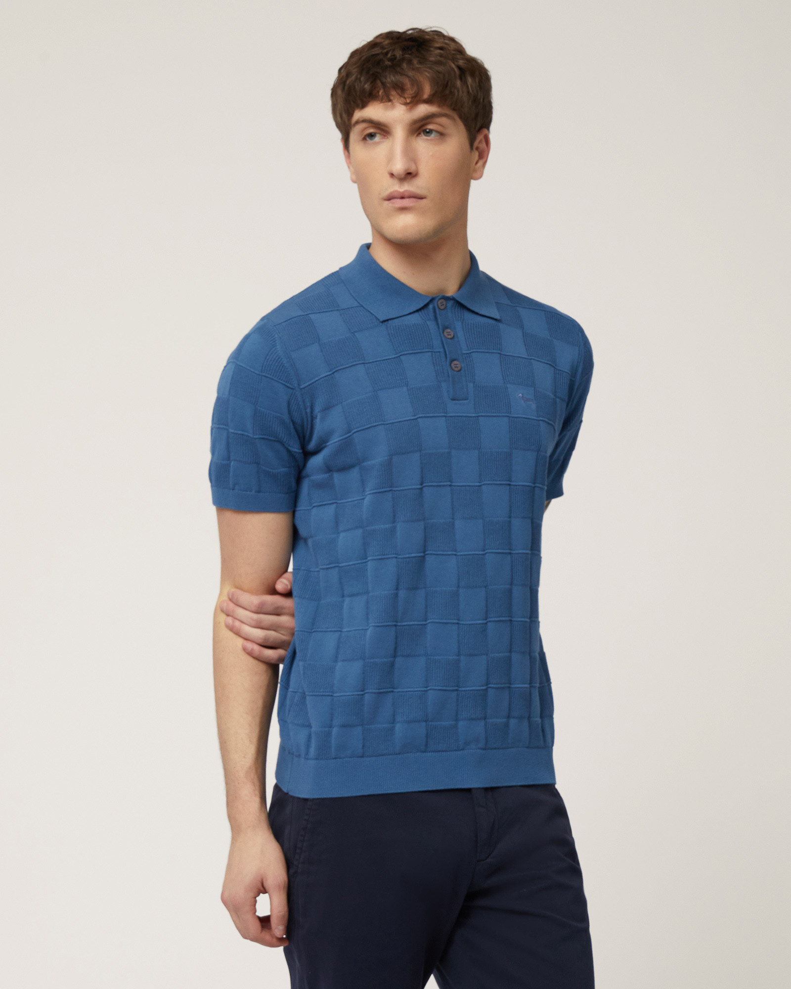 Cotton Crepe Polo