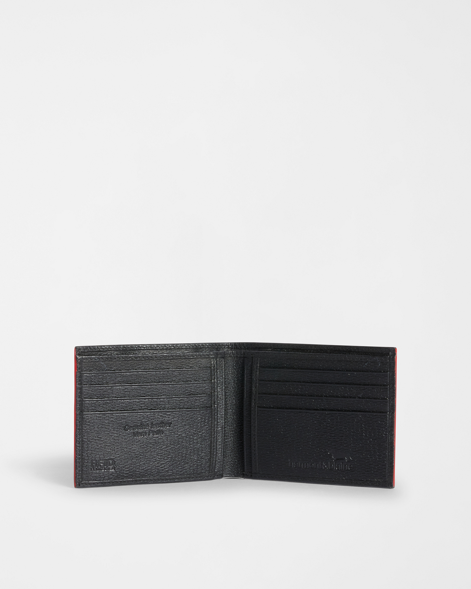 Portefeuille Bifold En Cuir, Noir, large image number 2