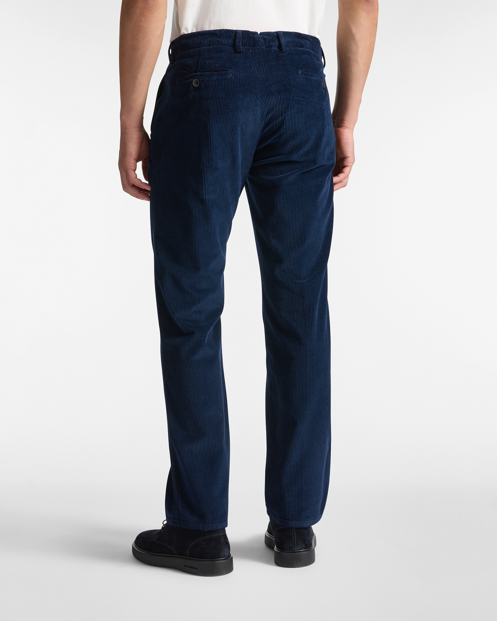 Chino Trousers in Corduroy, Navy Blue, large image number 1