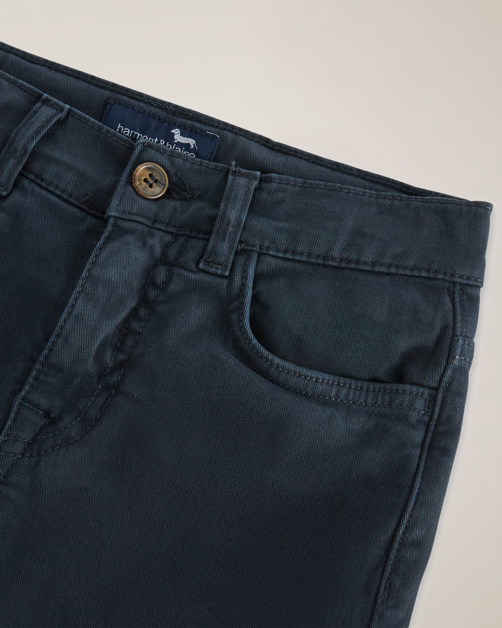 American-style pants, Navy Blue, large image number 2