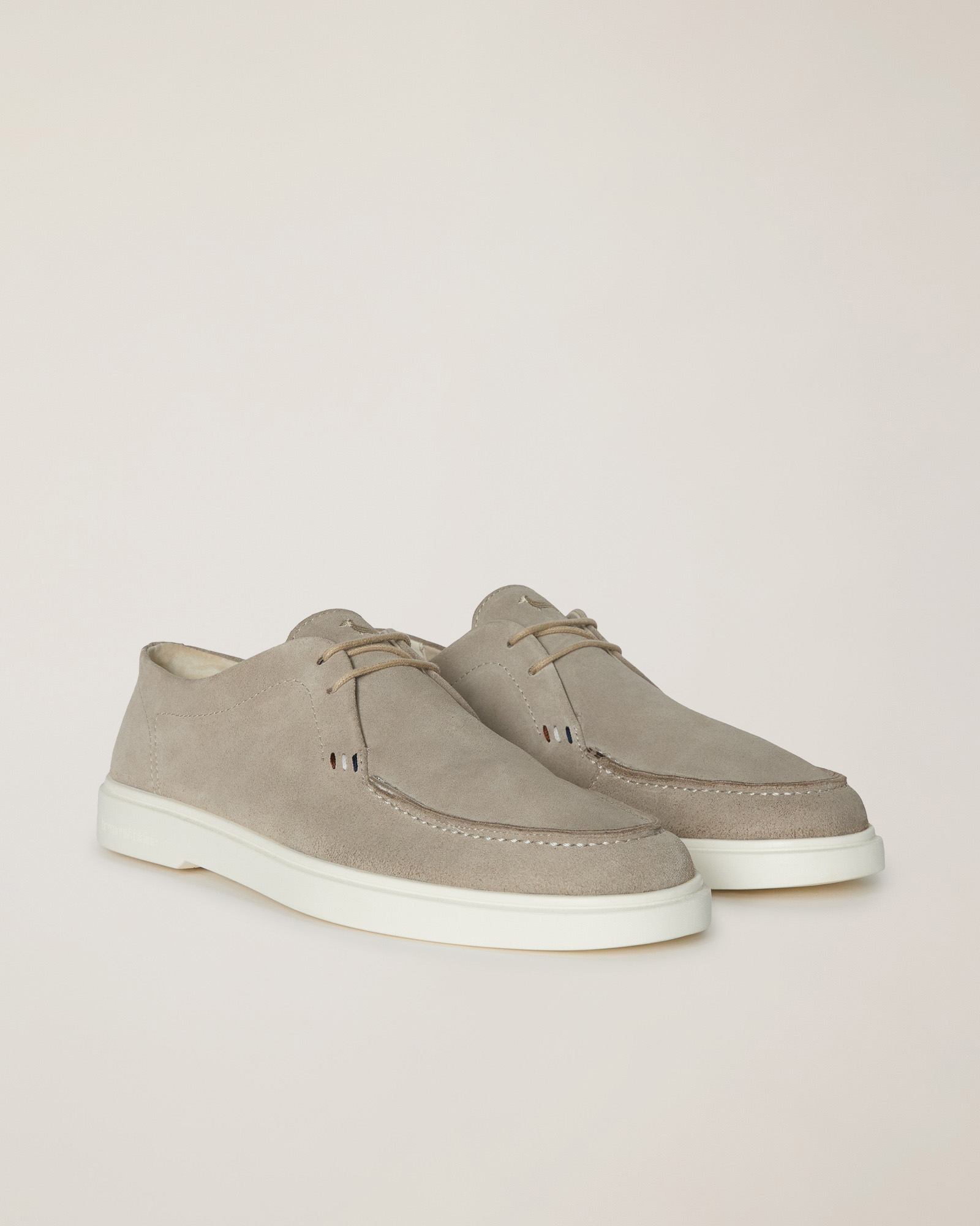 Stringata in camoscio, Beige, large image number 1