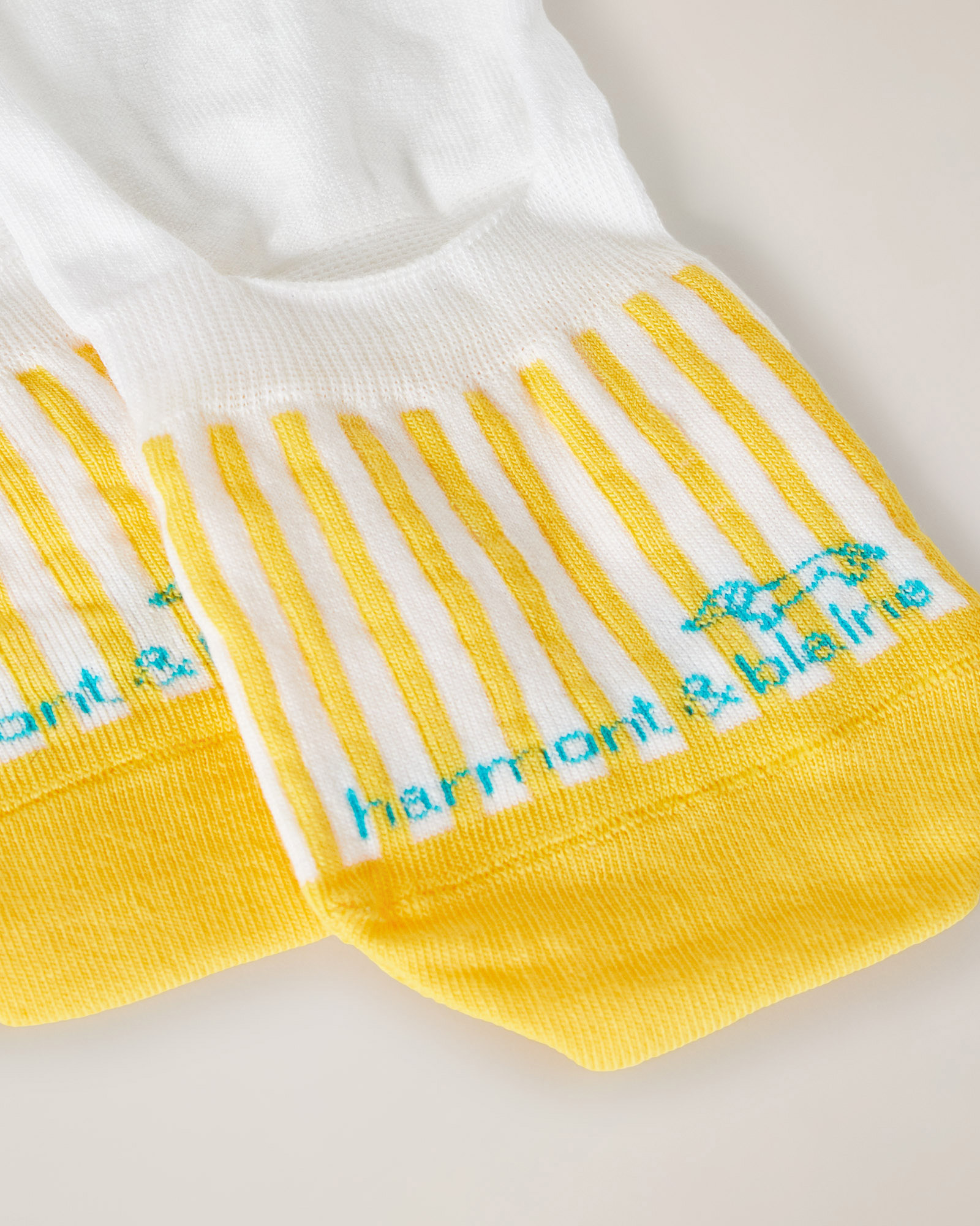 Vertical Stripe Footie Socks