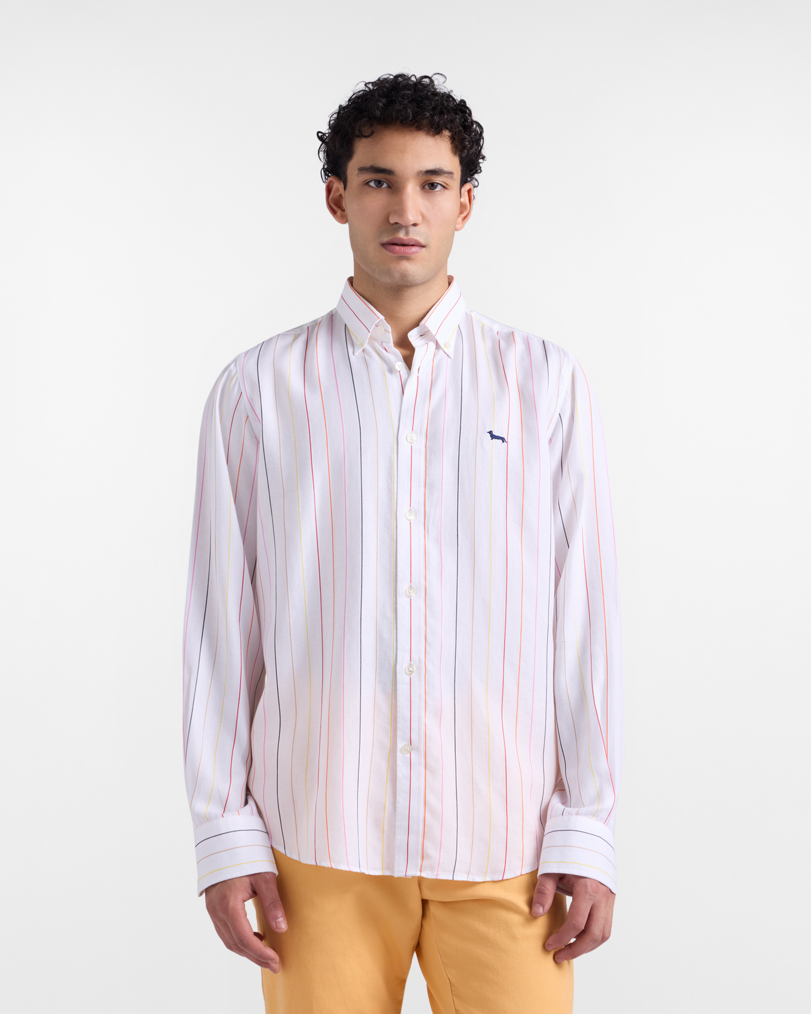 Harmont&Blaine - Camicia Uomo a Righe, Uomo, Bianco, Taglia: L