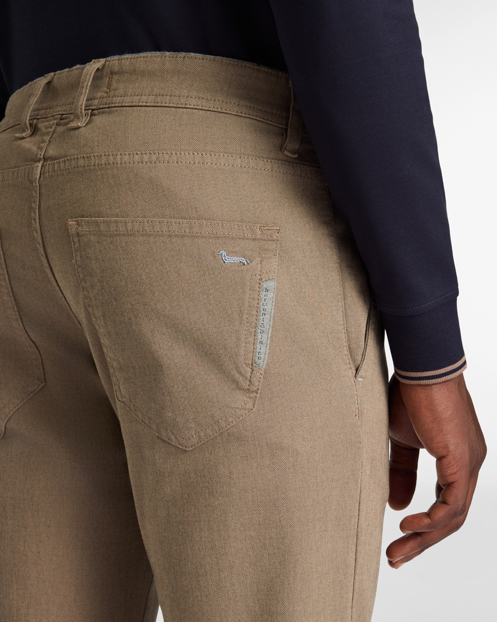 Pantalon Coupe Étroite Colorfive, Sable, large image number 2