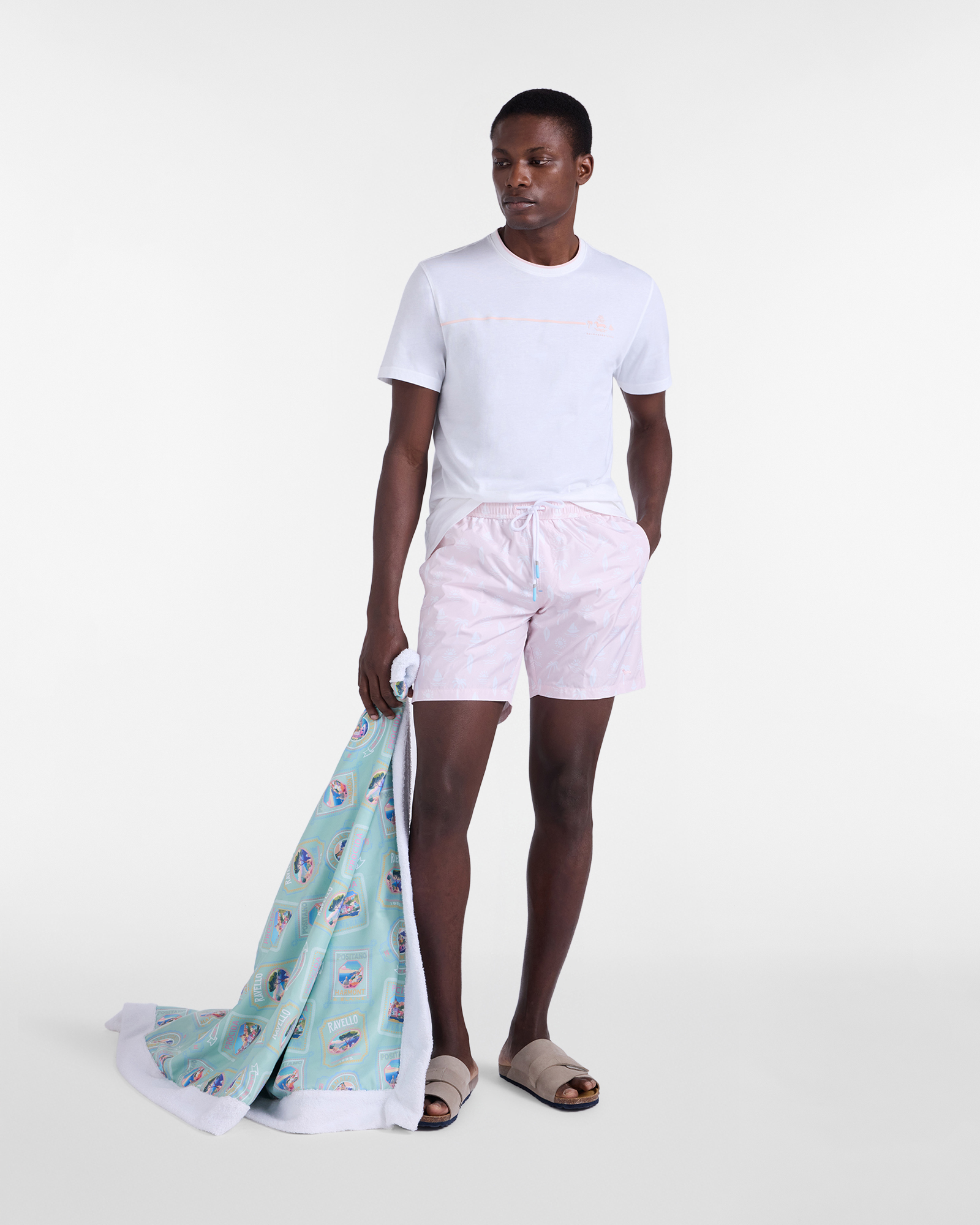 Ba&ntilde;ador de hombre con estampado, Rojo, large image number 3