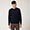 Wool Crew-Neck Pullover With 3D Effect, Blue, swatch