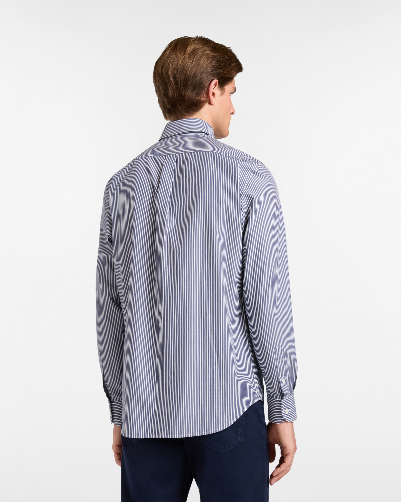 Camicia A Righe Con Bassotto