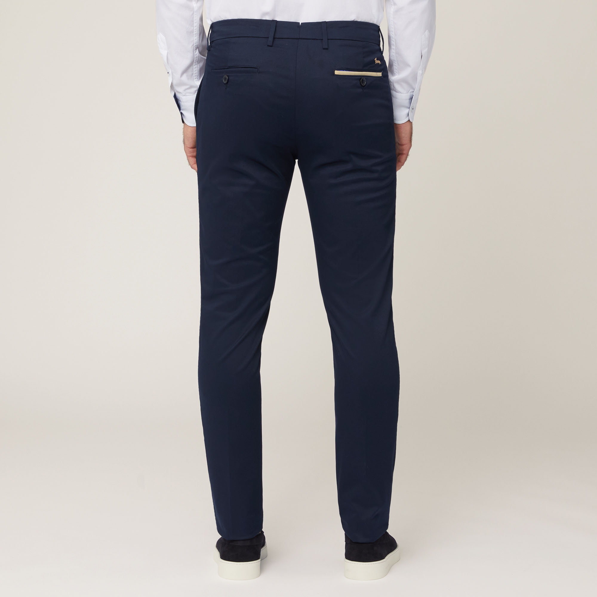 Customized Chino Pants, Blue, large image number 1