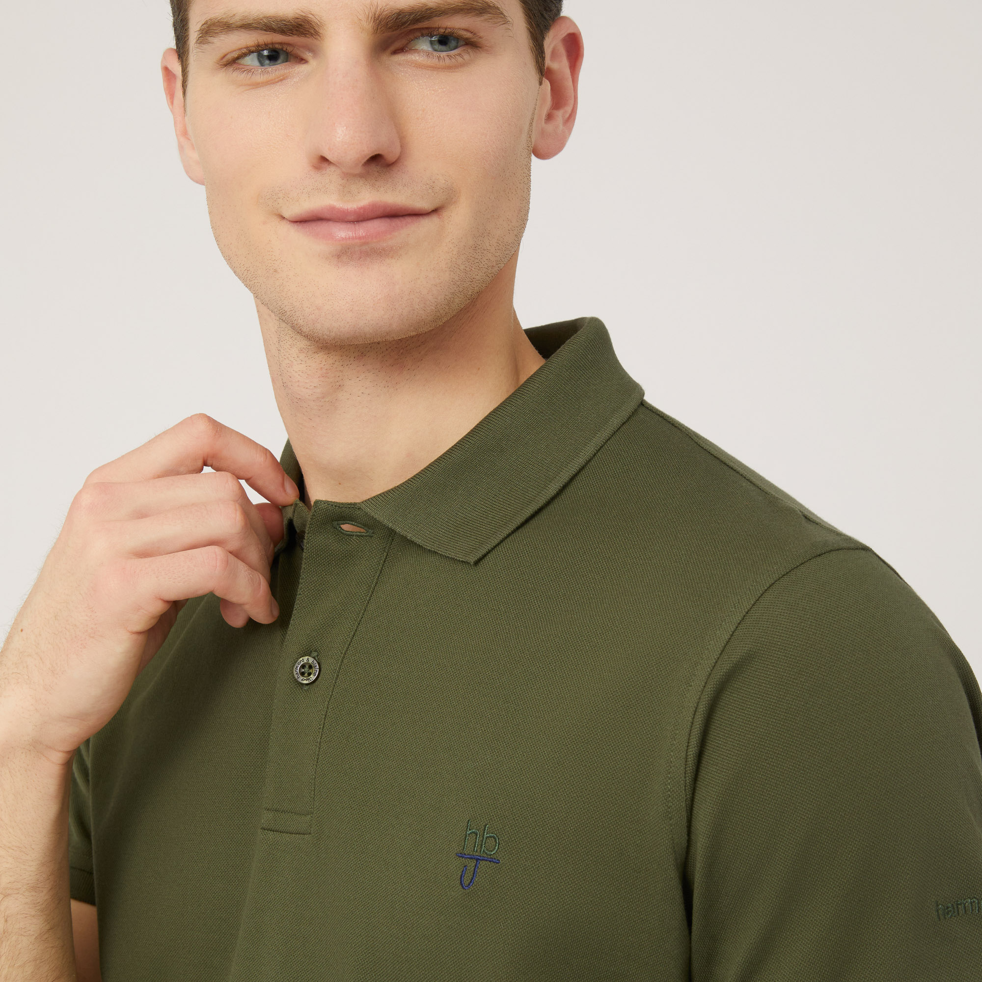 Polo In Cotone, Verde, large image number 2