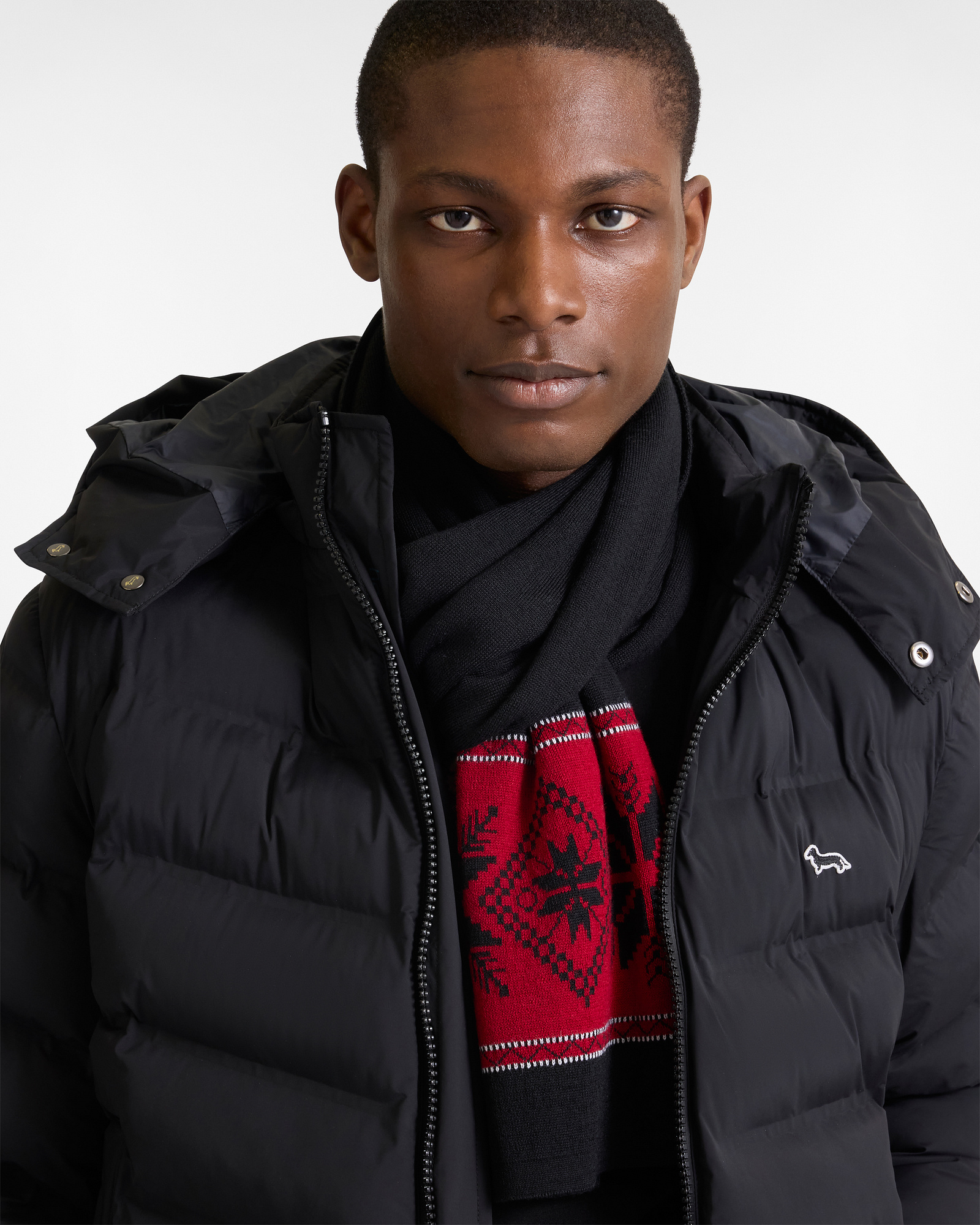 Scarf Capsule Xmas Selection, Black, large image number 3