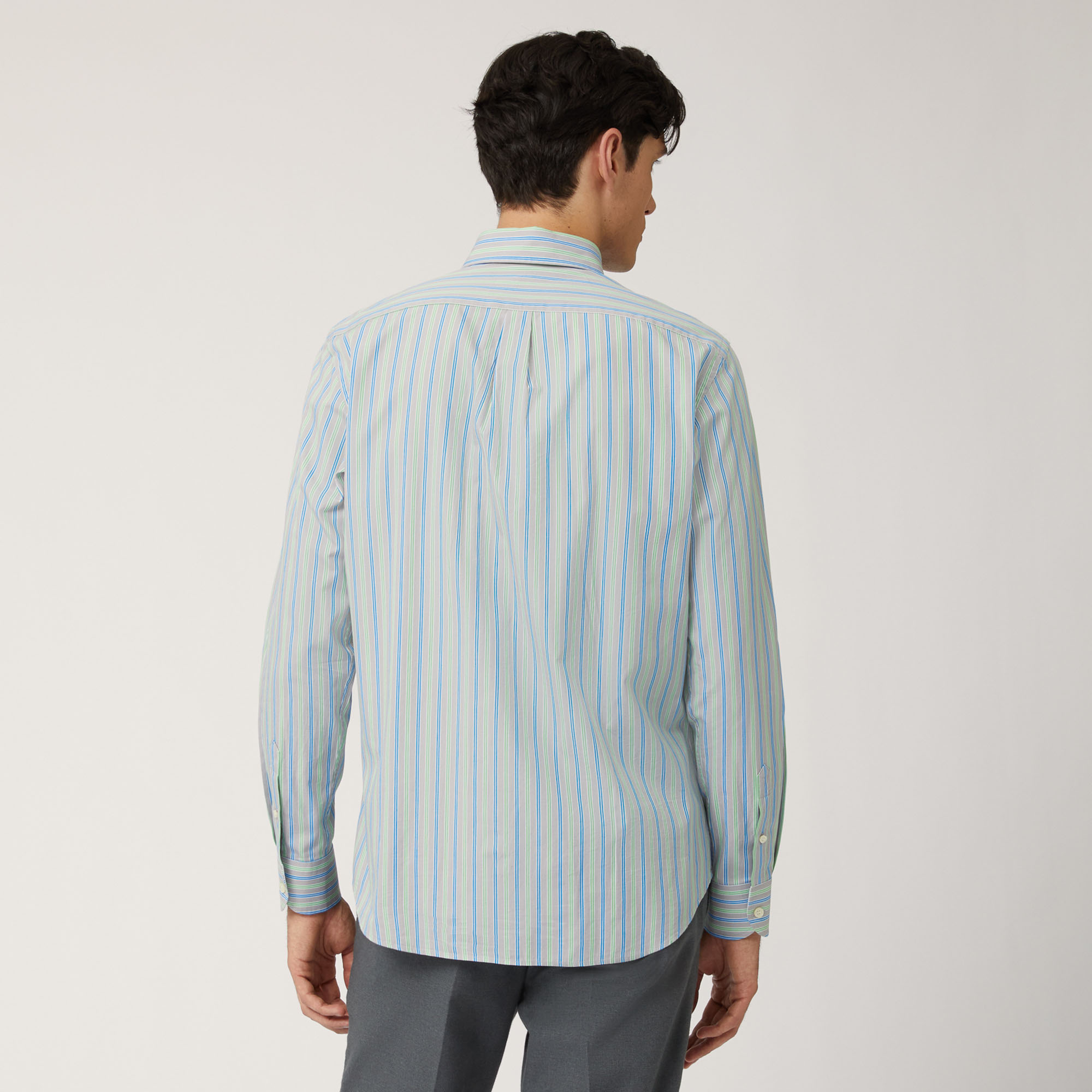Camicia A Righe Verticali Ski Lounge, Grigio, large image number 1