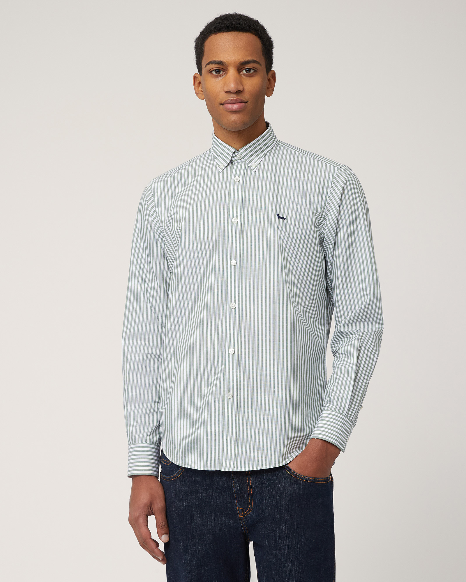 Camicia Regular A Righe