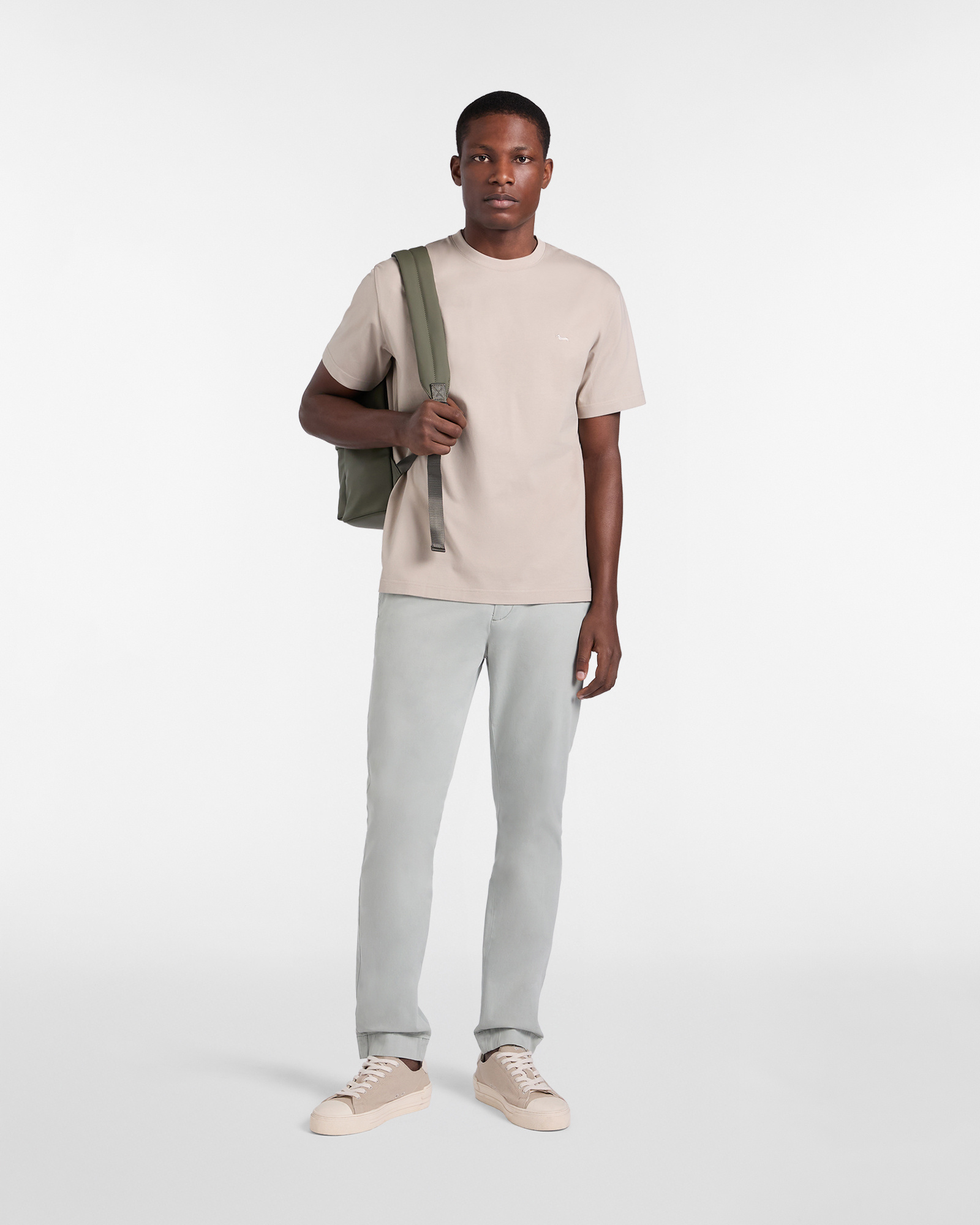 Pantaloni Chino Semisartoriali, Verde, large image number 3