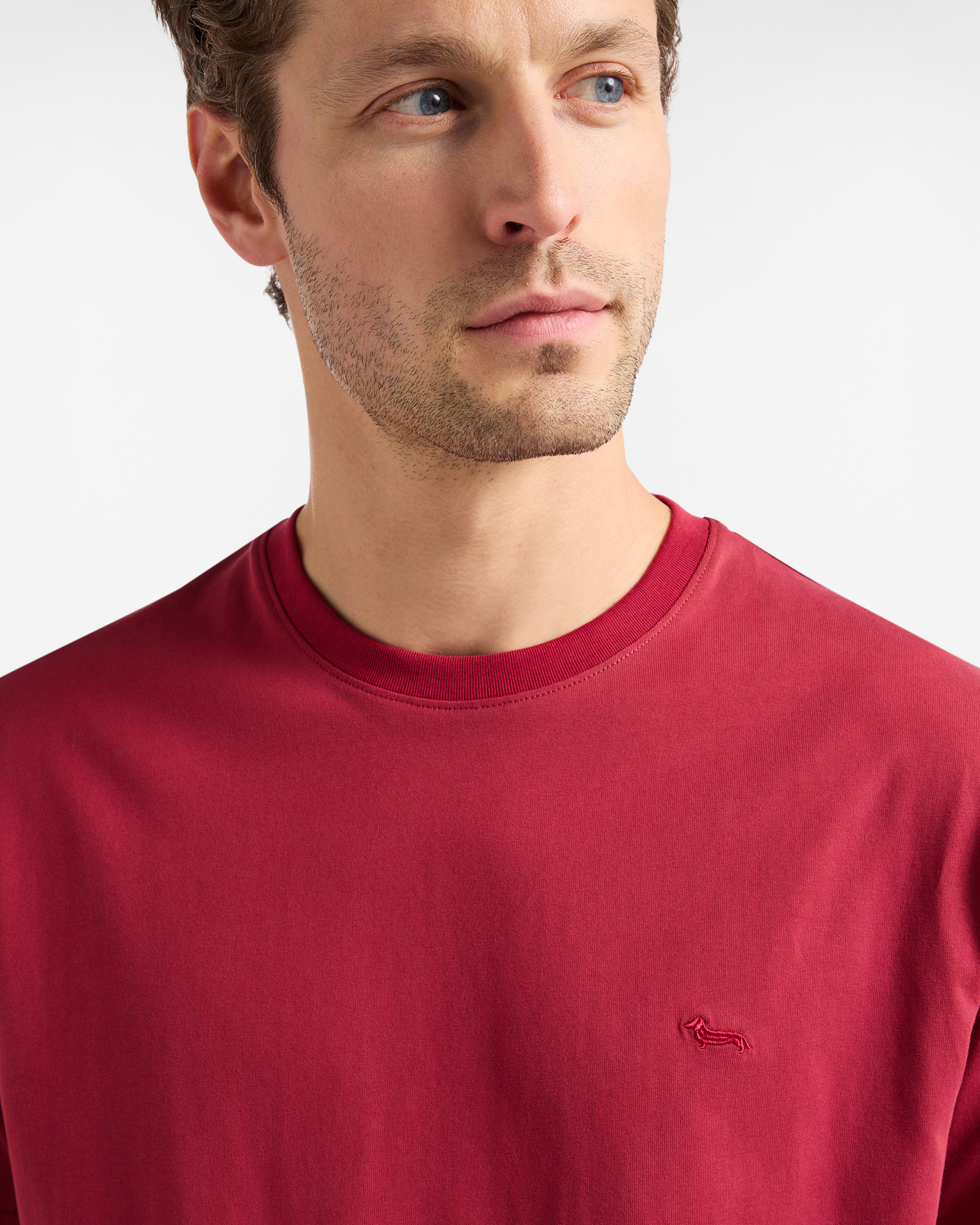 Solid color Relaxed T-shirt, Red, large image number 2