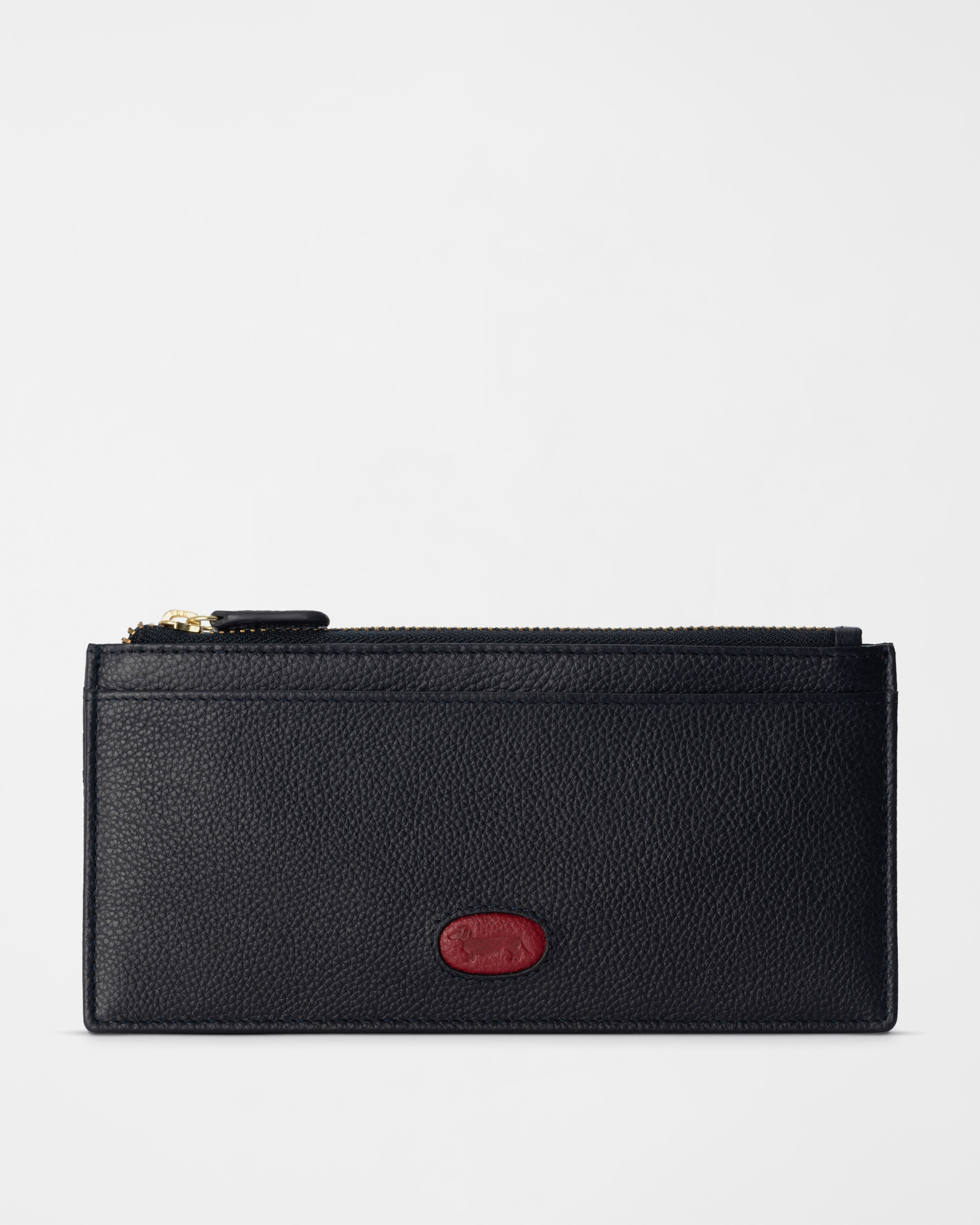 Genuine Leather Women&rsquo;s Wallet, NAVY BLUE, large