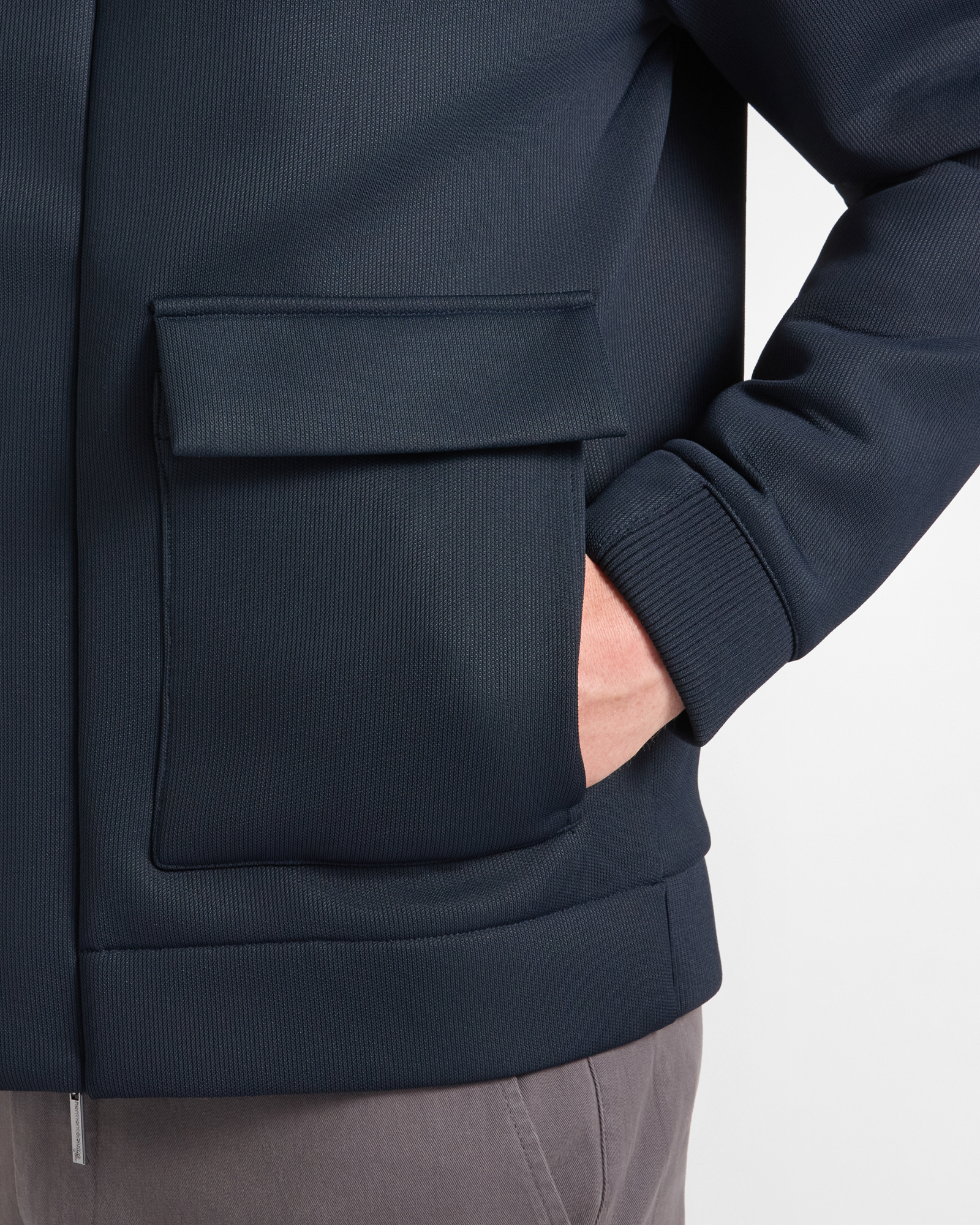 Bomber Soft Shell HBJ Uomo, BLU SCURO, large