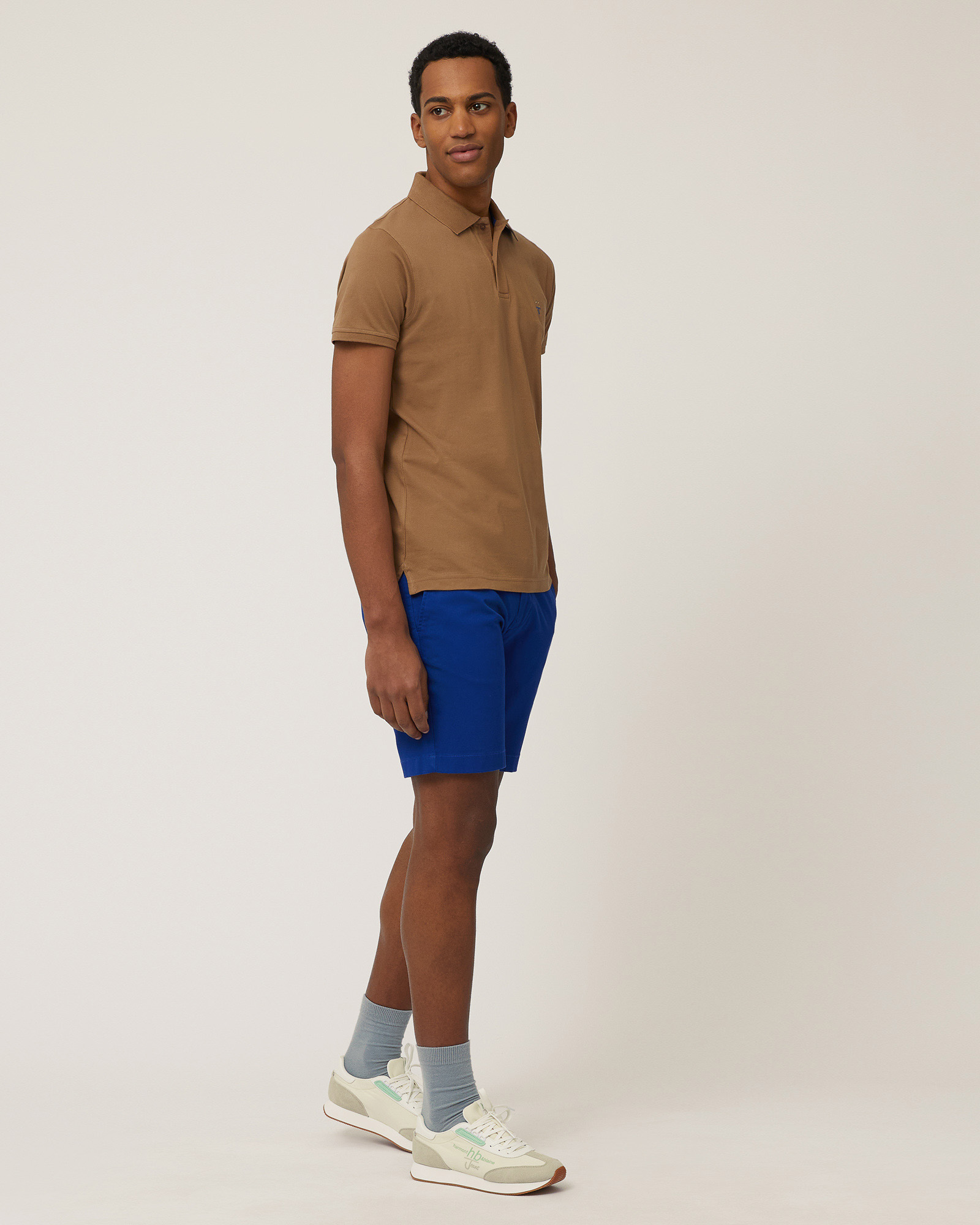 Twill Chino Shorts, Electric Blue, large image number 3