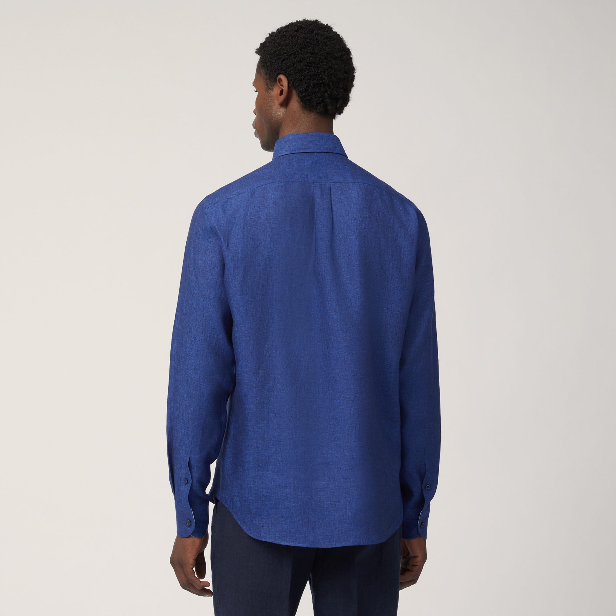 Camisa de lino, Azul Noche, large image number 1