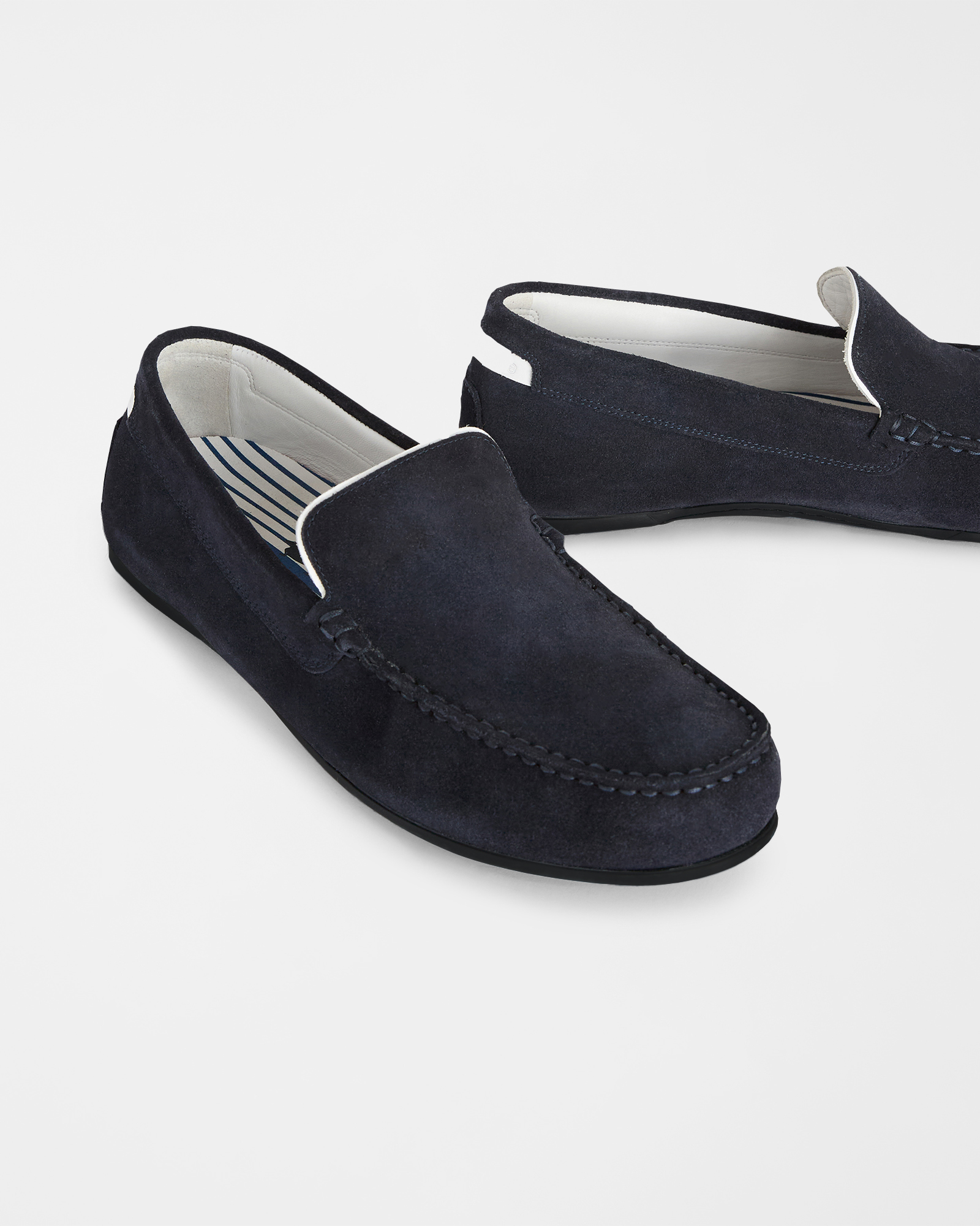 Suede loafer, Blue, large image number 3