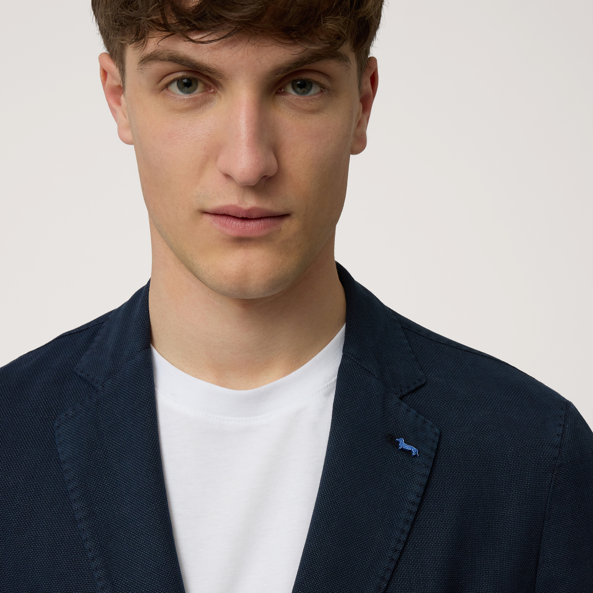 Cotton-Blend Jacket, Navy Blue, large image number 2