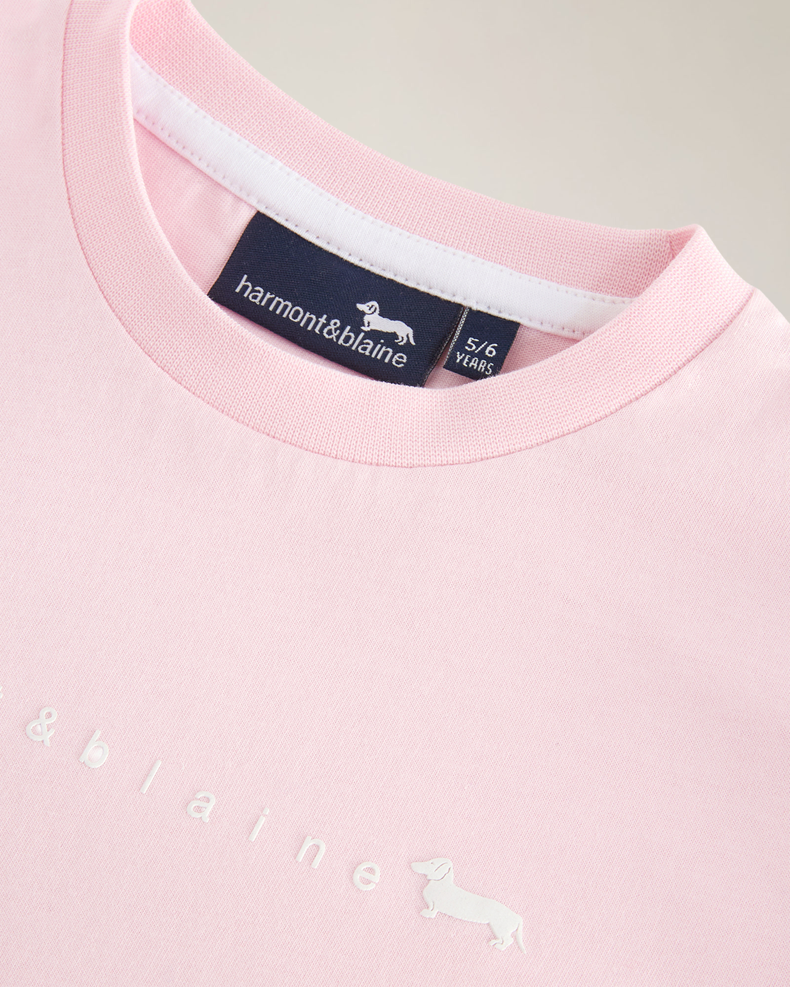 Long‑sleeve jersey T‑shirt with logo, Pink, large image number 2