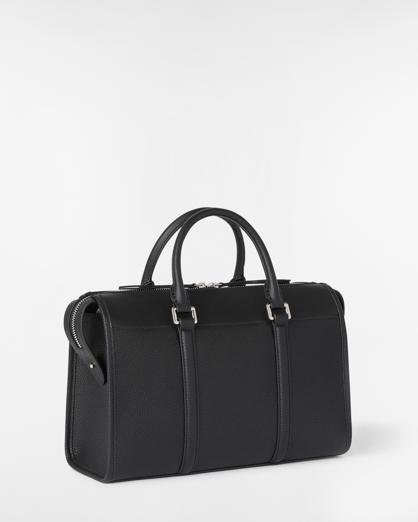 Small Blaine Mania Bag in Hammered Effect, Black, large image number 1