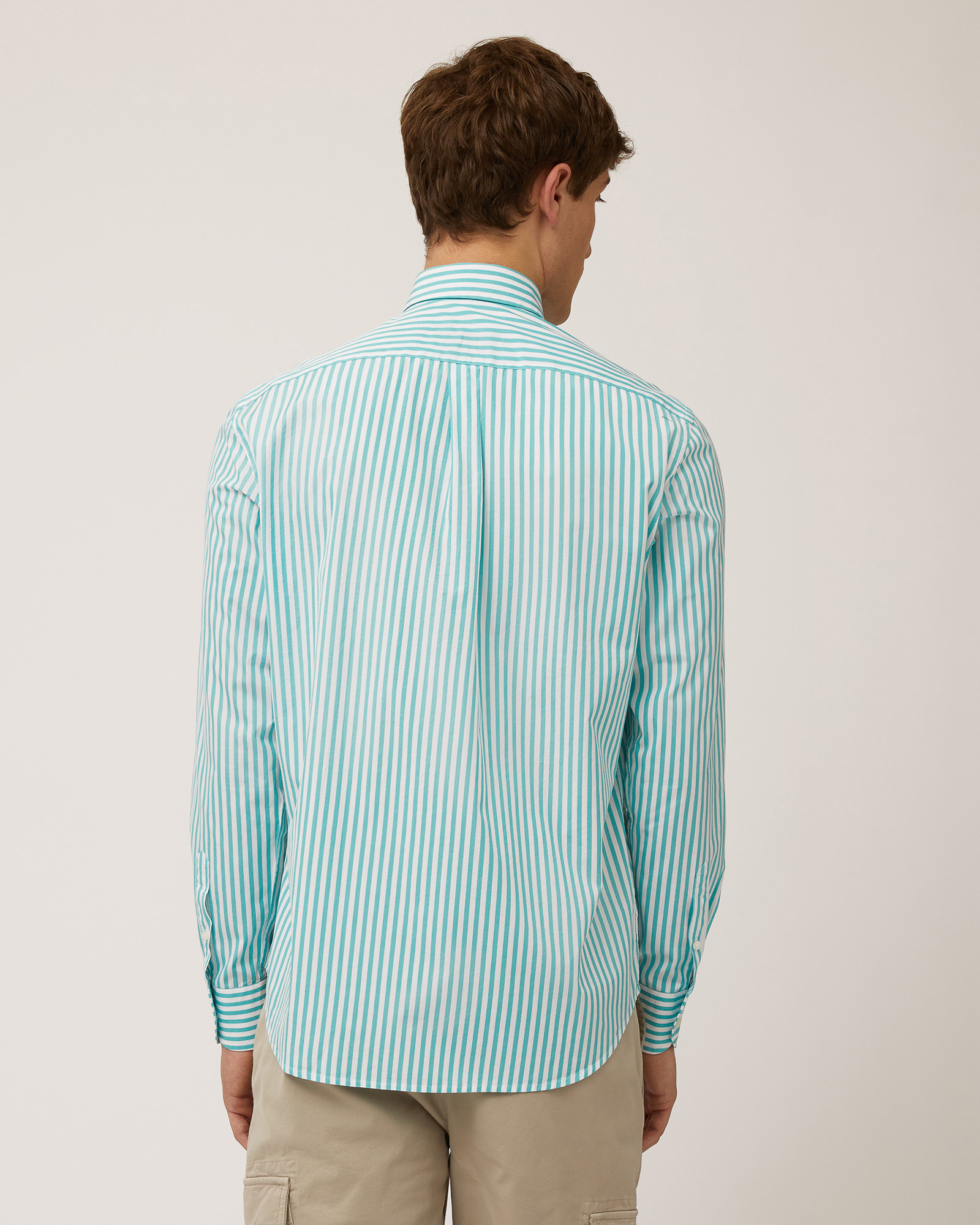 Sorbet Stripe Shirt, Turquoise, large image number 1